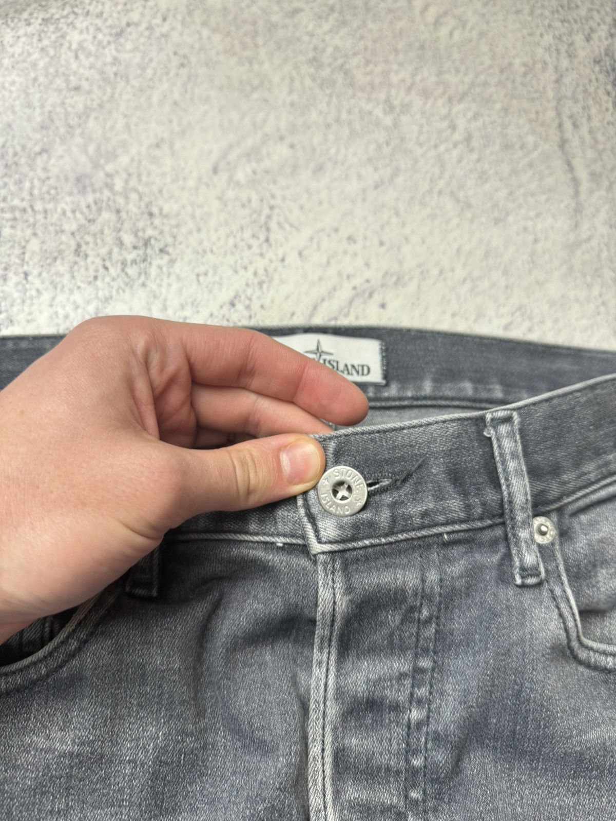 Stone Island Stone Island Grey Jeans Size US 31 - 17 Thumbnail
