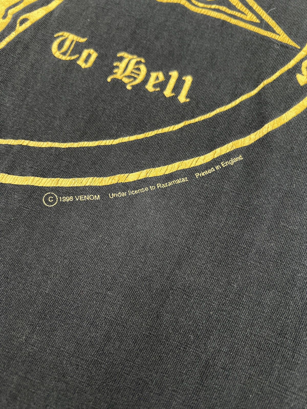 Vintage 1990s Venom Welcome Back To Hell Band Tee Size US XL / EU 56 / 4 - 5 Thumbnail