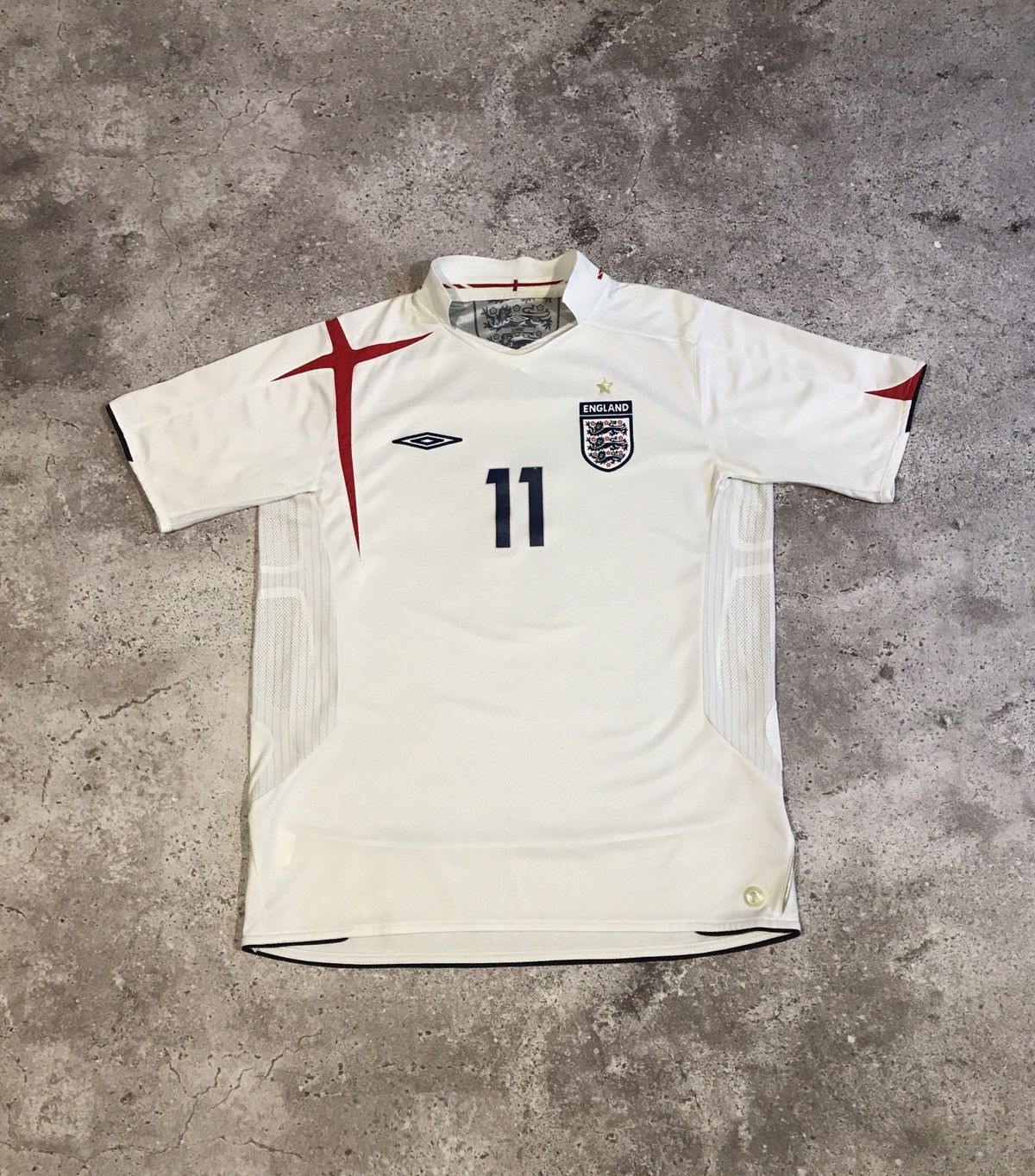 Umbro × Vintage VINTAGE T-SHIRT UMBRO ENGLAND JERSEY Y2K 2005-2007 Size US L / EU 52-54 / 3 - 1 Thumbnail