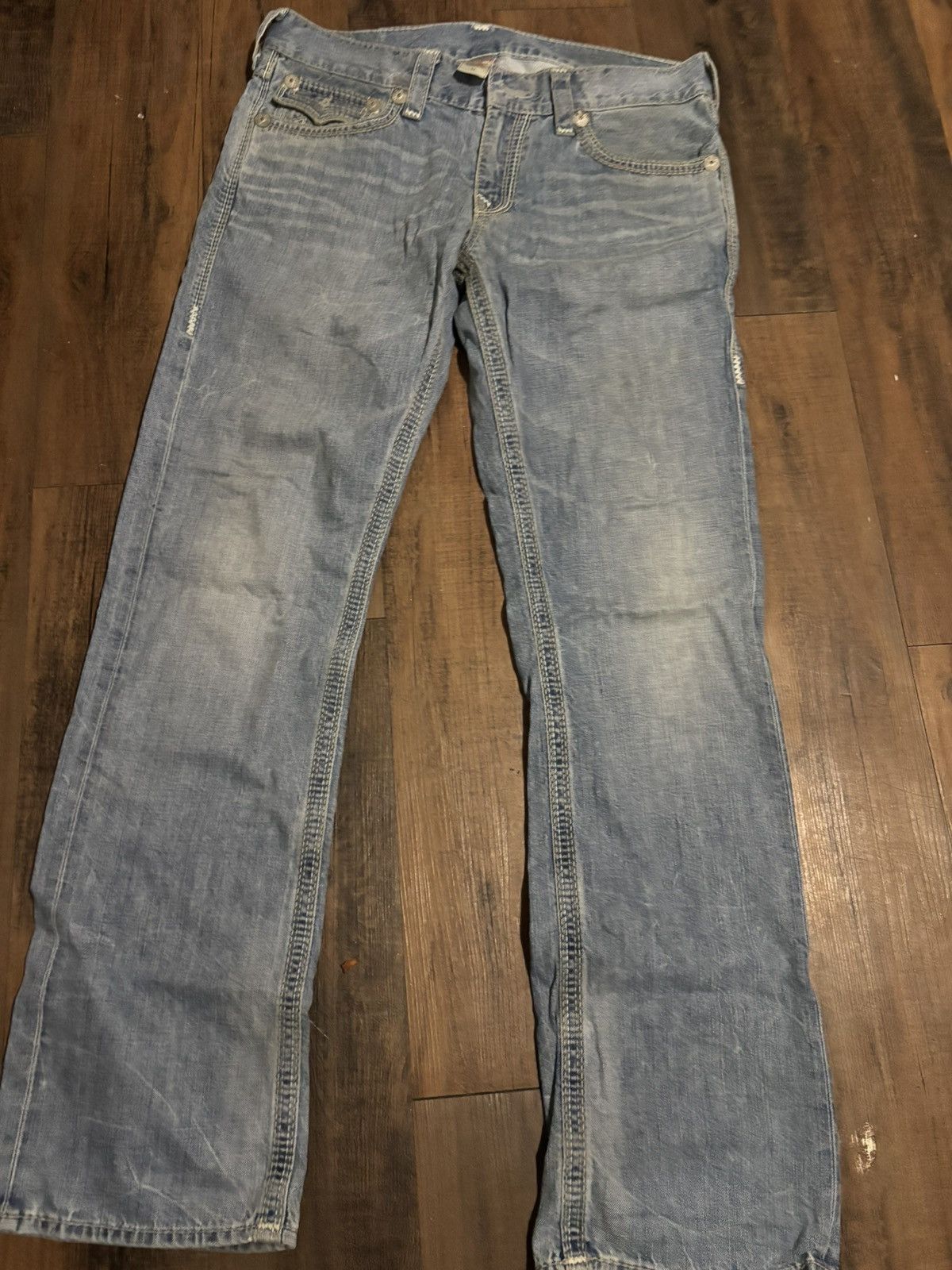 True Religion True Religion Billy Jeans Light Blue Size US 34 / EU 50 - 2 Thumbnail