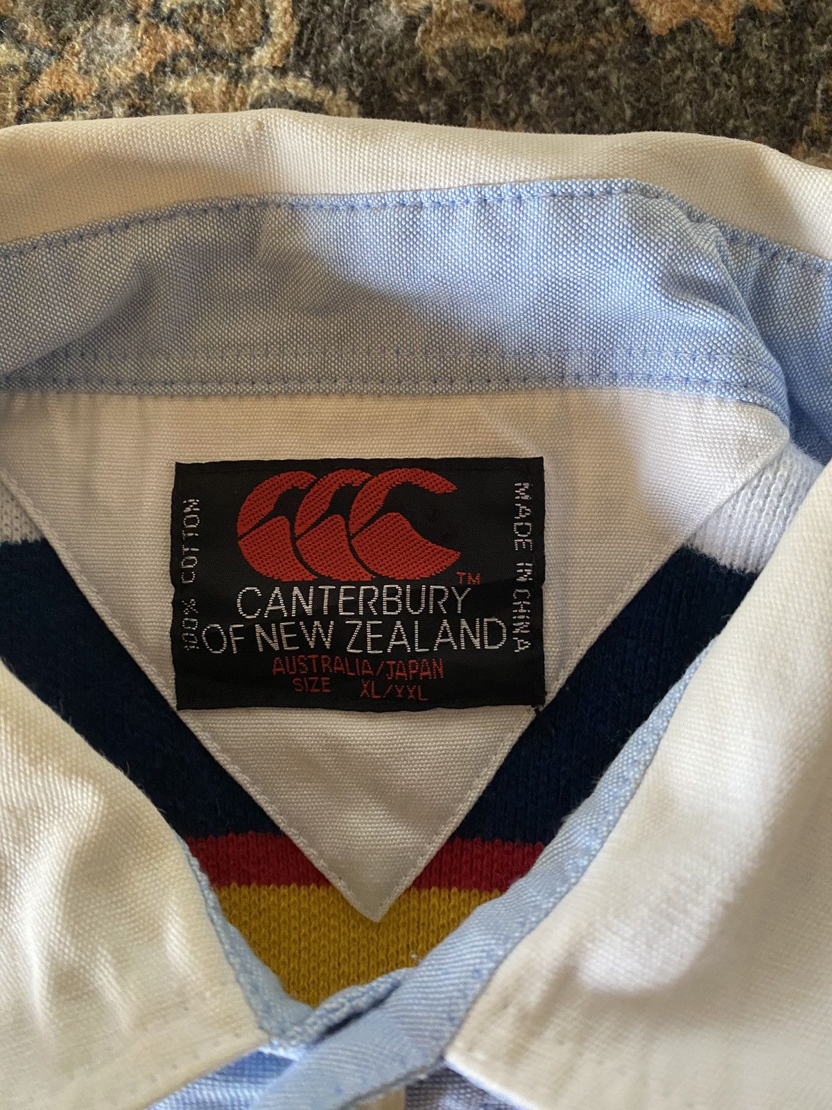 Canterbury of New Zealand Vintage Canterbury Of New Zealand Striped Long Sleeve Size US XL / EU 56 / 4 - 5 Thumbnail