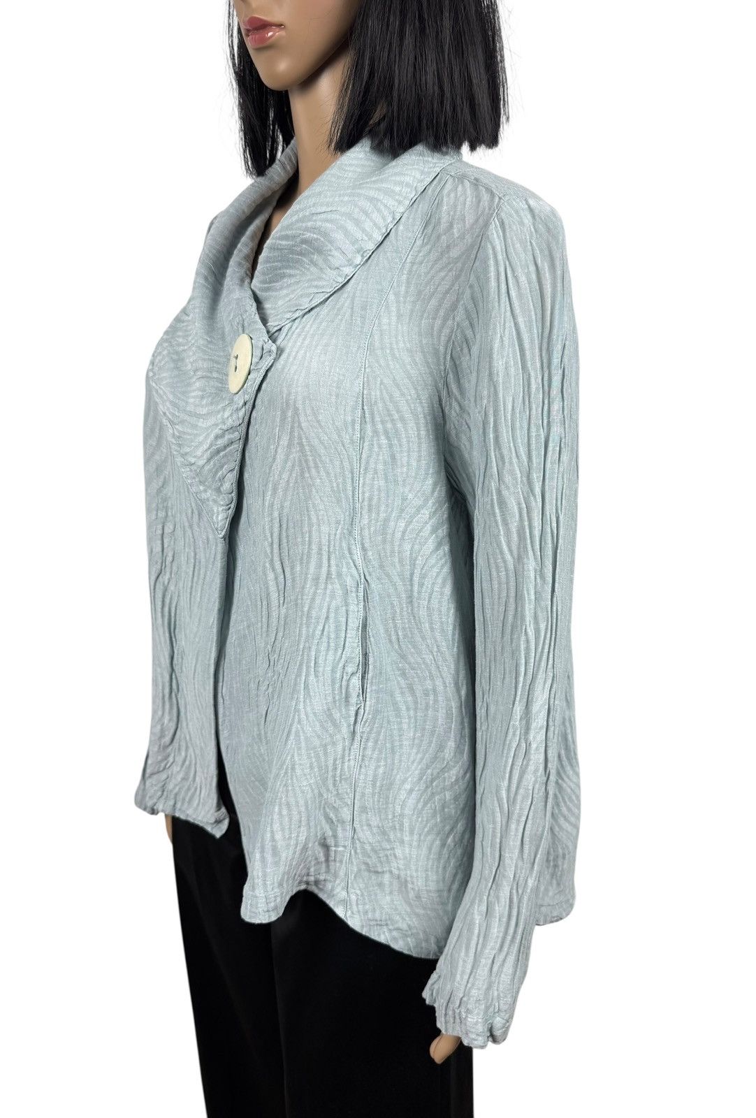 Other Grizas Pleated Lightweight Jacket Silk Linen size L Size L / US 10 / IT 46 - 5 Thumbnail