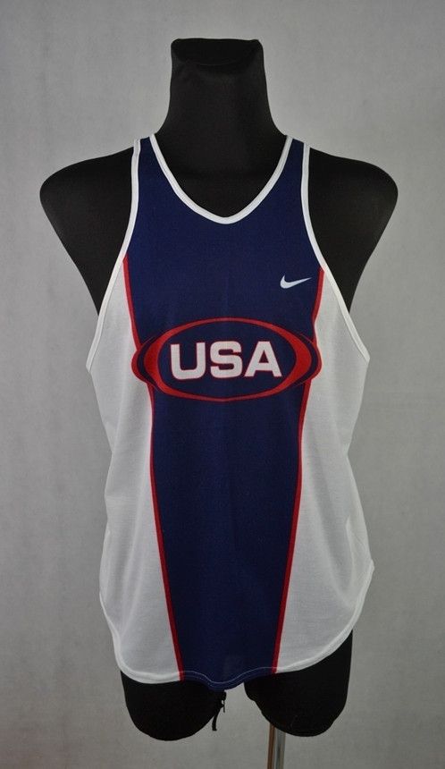 Nike Vintage 1996 Team USA Atlanta Olympic Games Athlete Tank Top Size US L / EU 52-54 / 3 - 1 Thumbnail