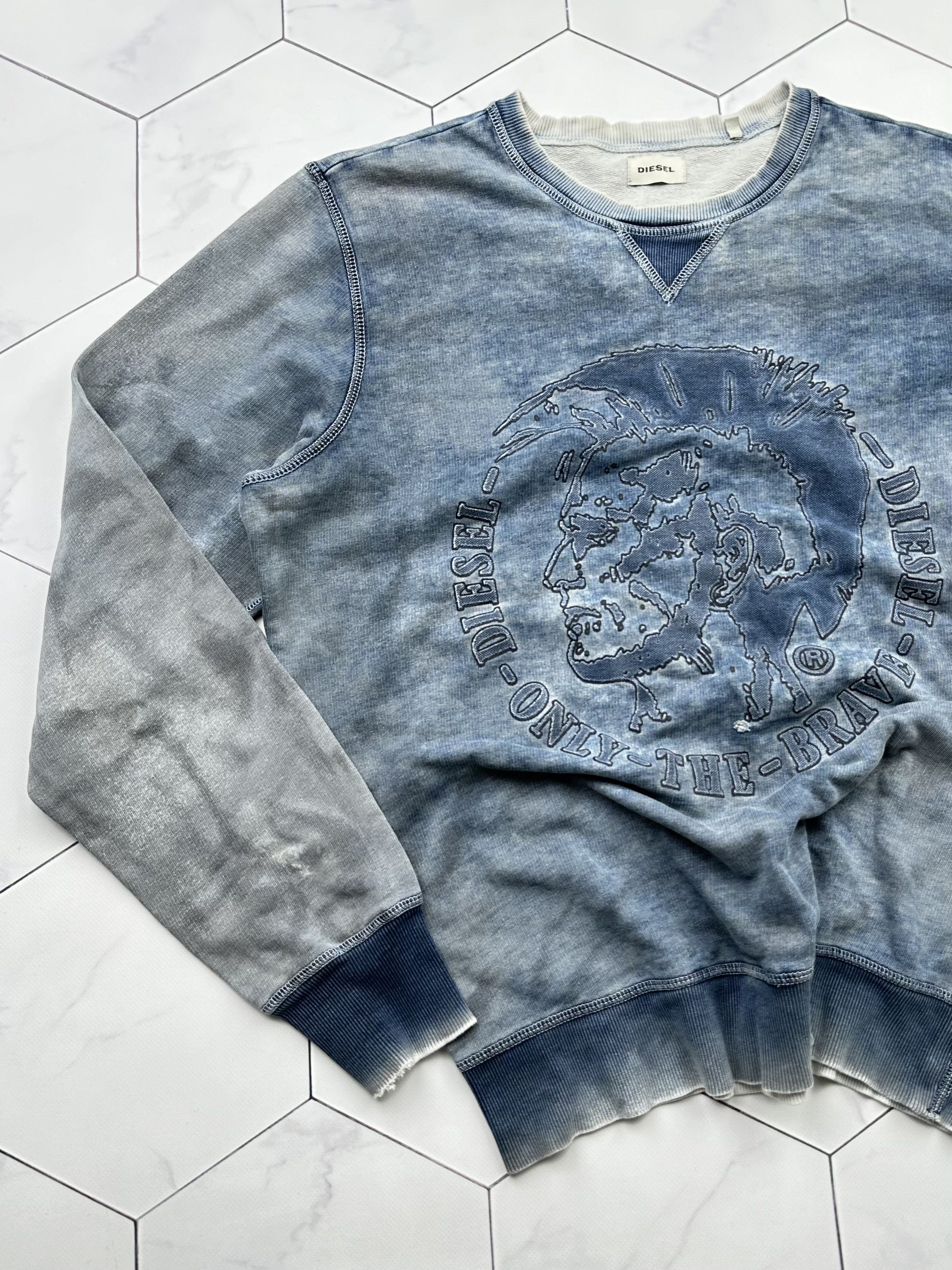 Diesel Diesel Vintage Faded Sweatshirt (B264) Size US M / EU 48-50 / 2 - 2 Thumbnail