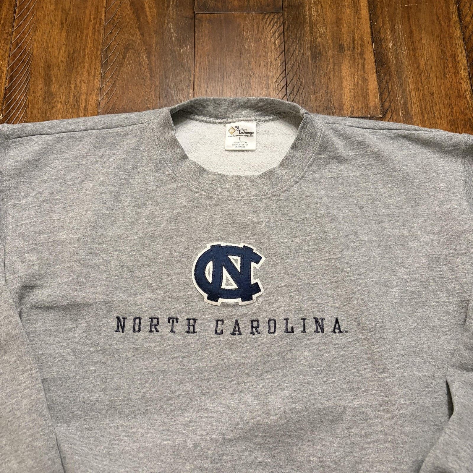 Vintage North Carolina Tar Heels Sweatshirt Mens L Cotton Exchange Size US L / EU 52-54 / 3 - 3 Thumbnail