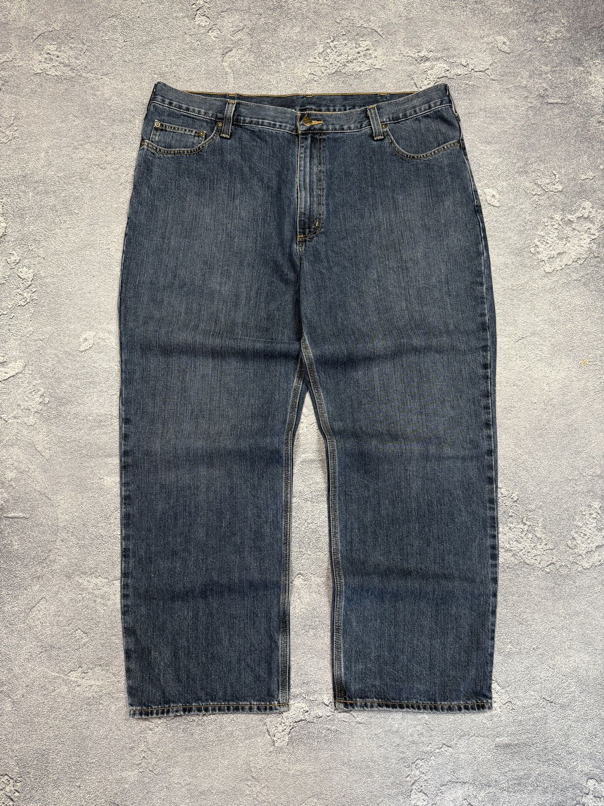 Carhartt × JNCO × Saddlebred Vintage Y2K Carhartt Big & Tall Baggy Carpenter Jeans Size US 42 / EU 58 - 2 Thumbnail