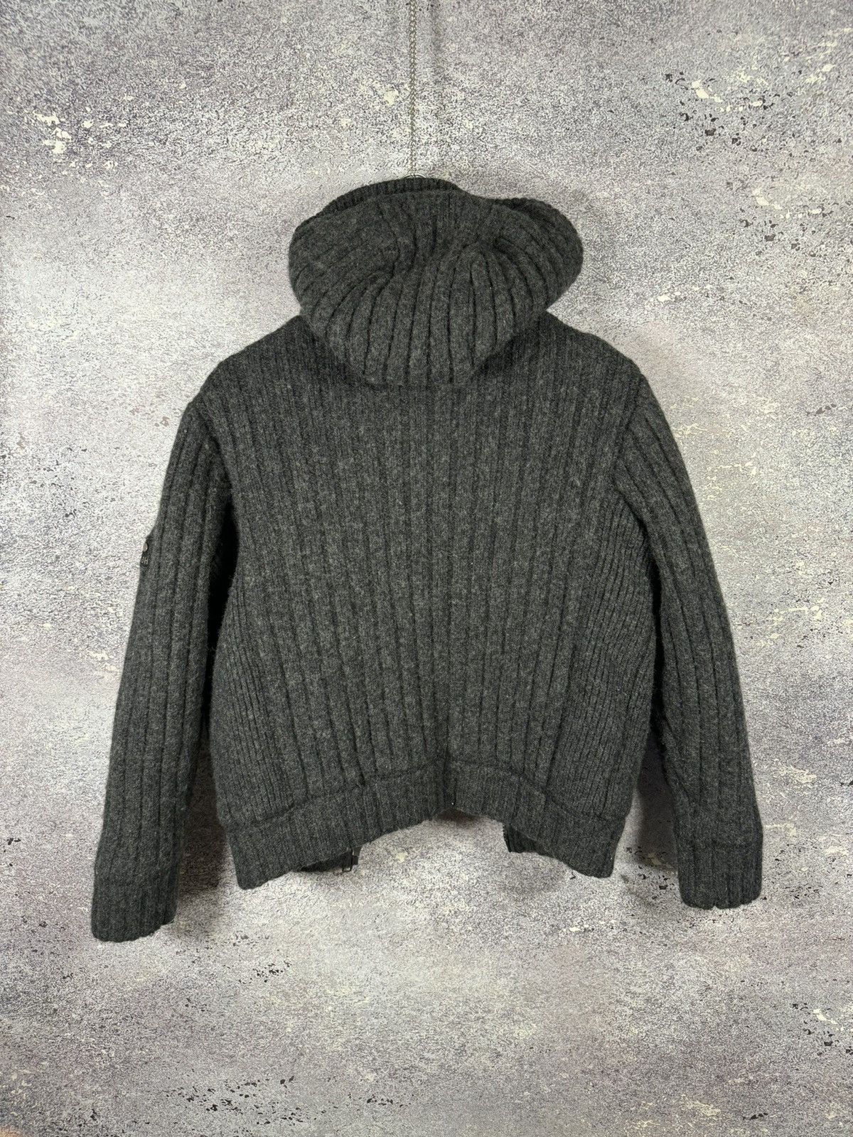 Schott × Vintage Vintage Schott NYC Wool Hooded Gray Jacket Large Military Size L / US 10 / IT 46 - 11 Thumbnail