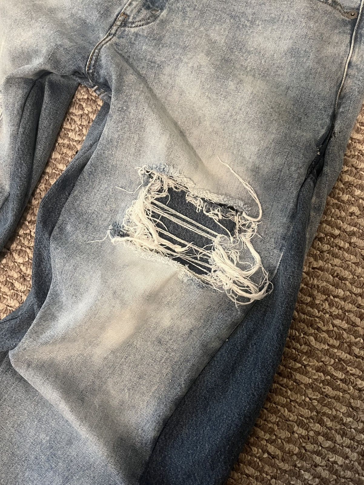 Other MOLOCHKOVSKYI Baggy Destroyed Jeans Size US 36 / EU 52 - 2 Thumbnail