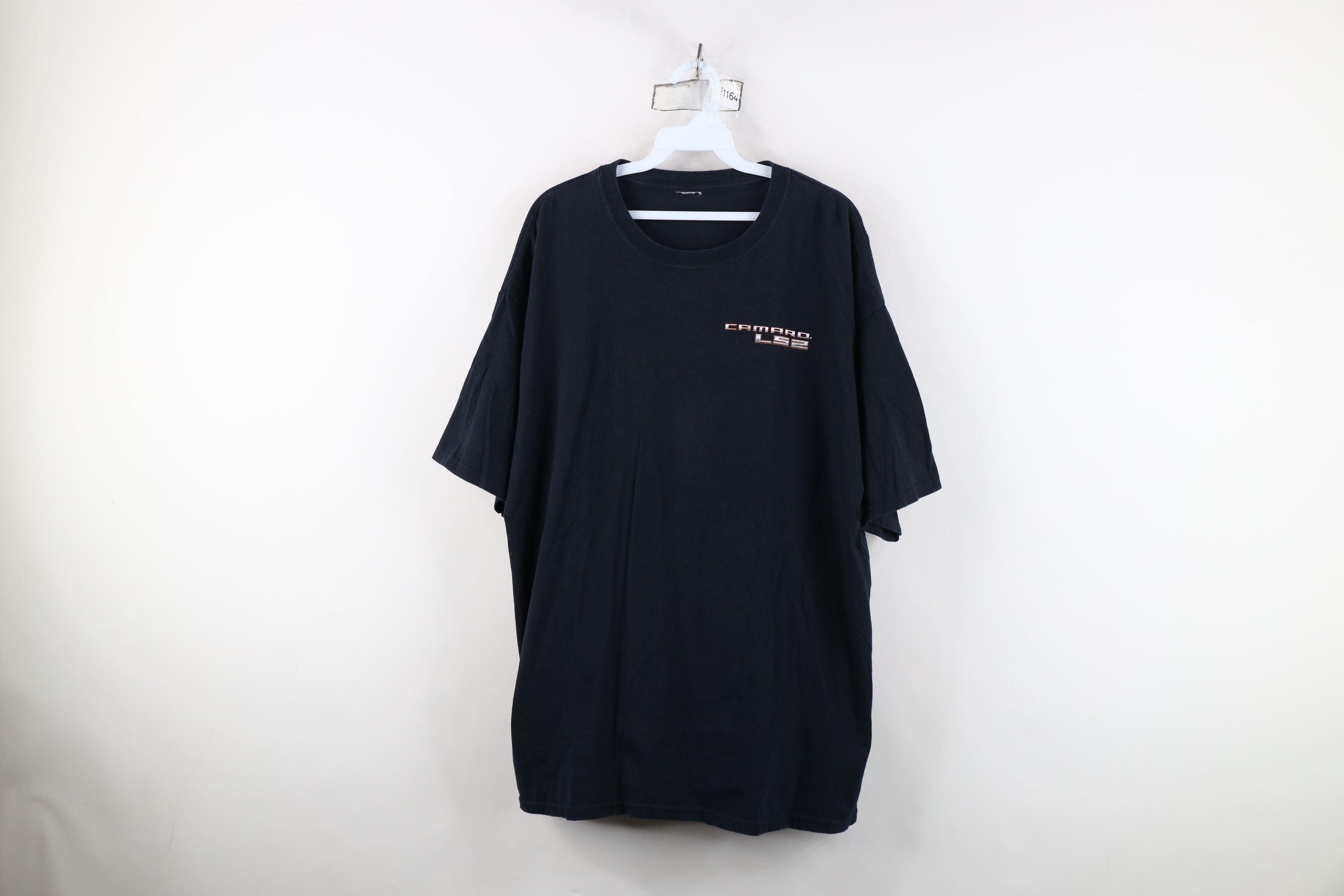 Vintage Vintage Y2K Spell Camaro LS2 Muscle Car Racing T-Shirt Black Size US XL / EU 56 / 4 - 1 Thumbnail