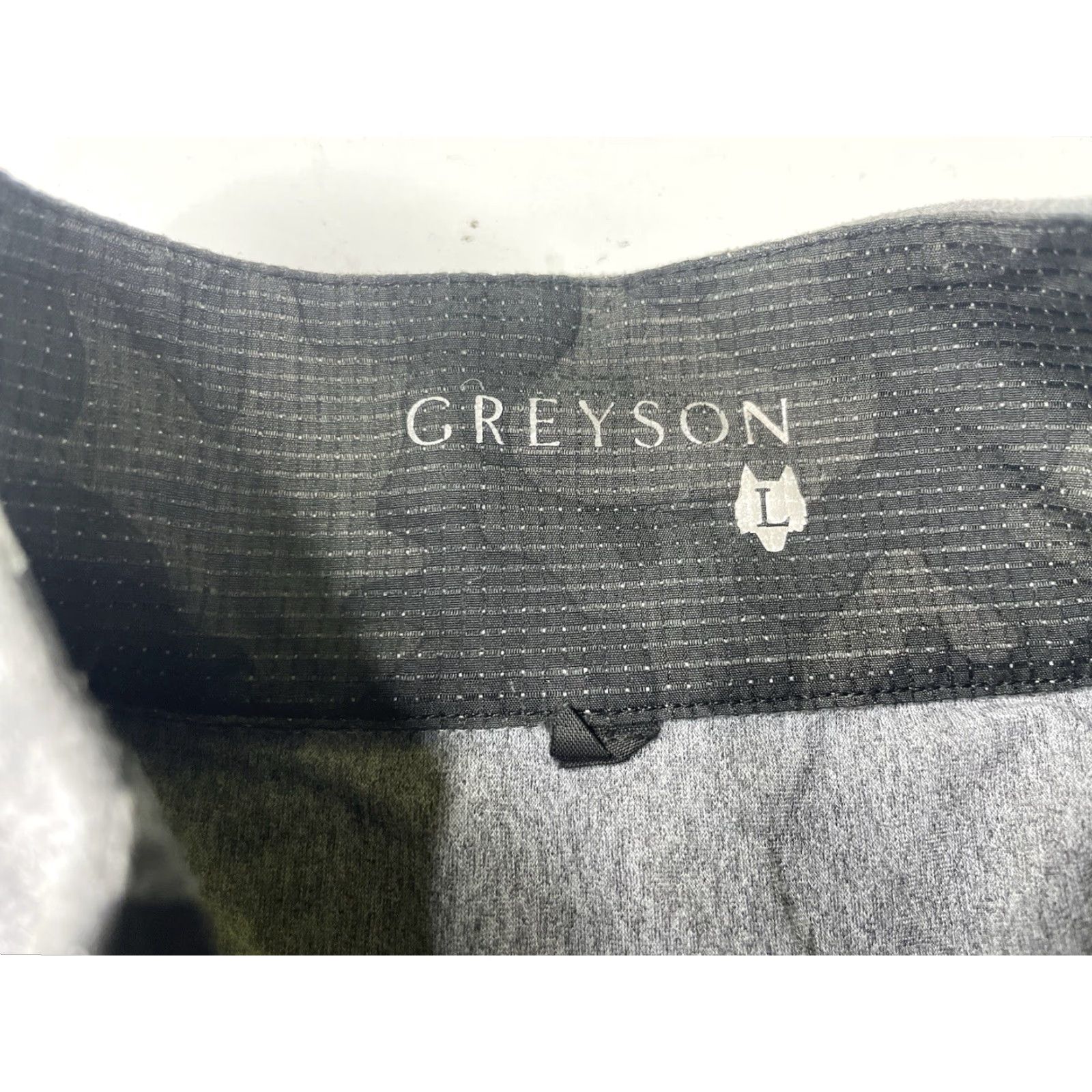 Vintage Greyson Tate 1/4 Zip Mock Neck Pullover Mens L Gray Embroidered Logo Zip Casual Activewear Golf | 1/4 Zip | Regular Fit Size US L / EU 52-54 / 3 - 3 Thumbnail