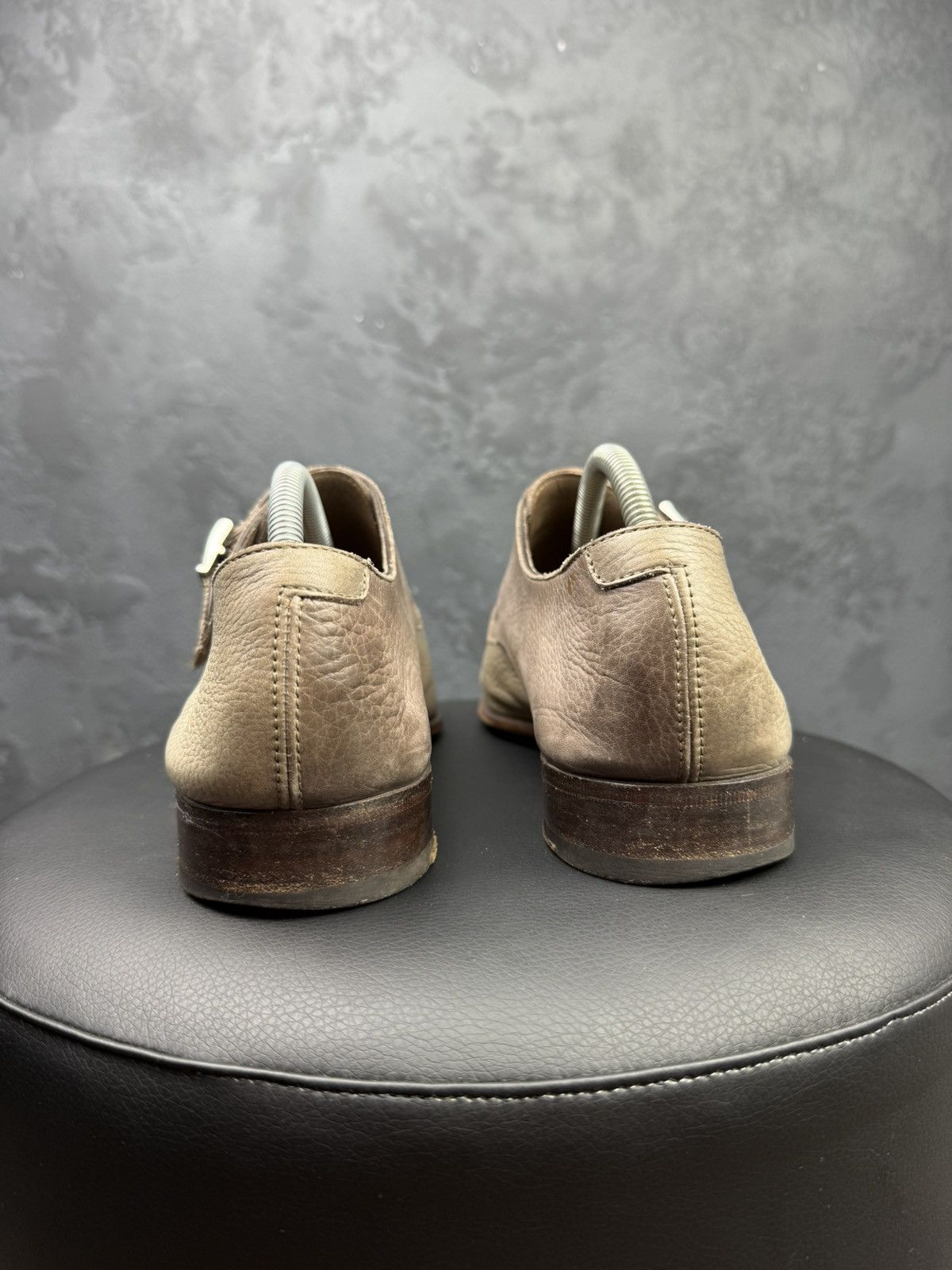 Santoni Santoni Men's Leather Double Monk Strap Shoes Size 8 Size US 8 / EU 41 - 9 Thumbnail