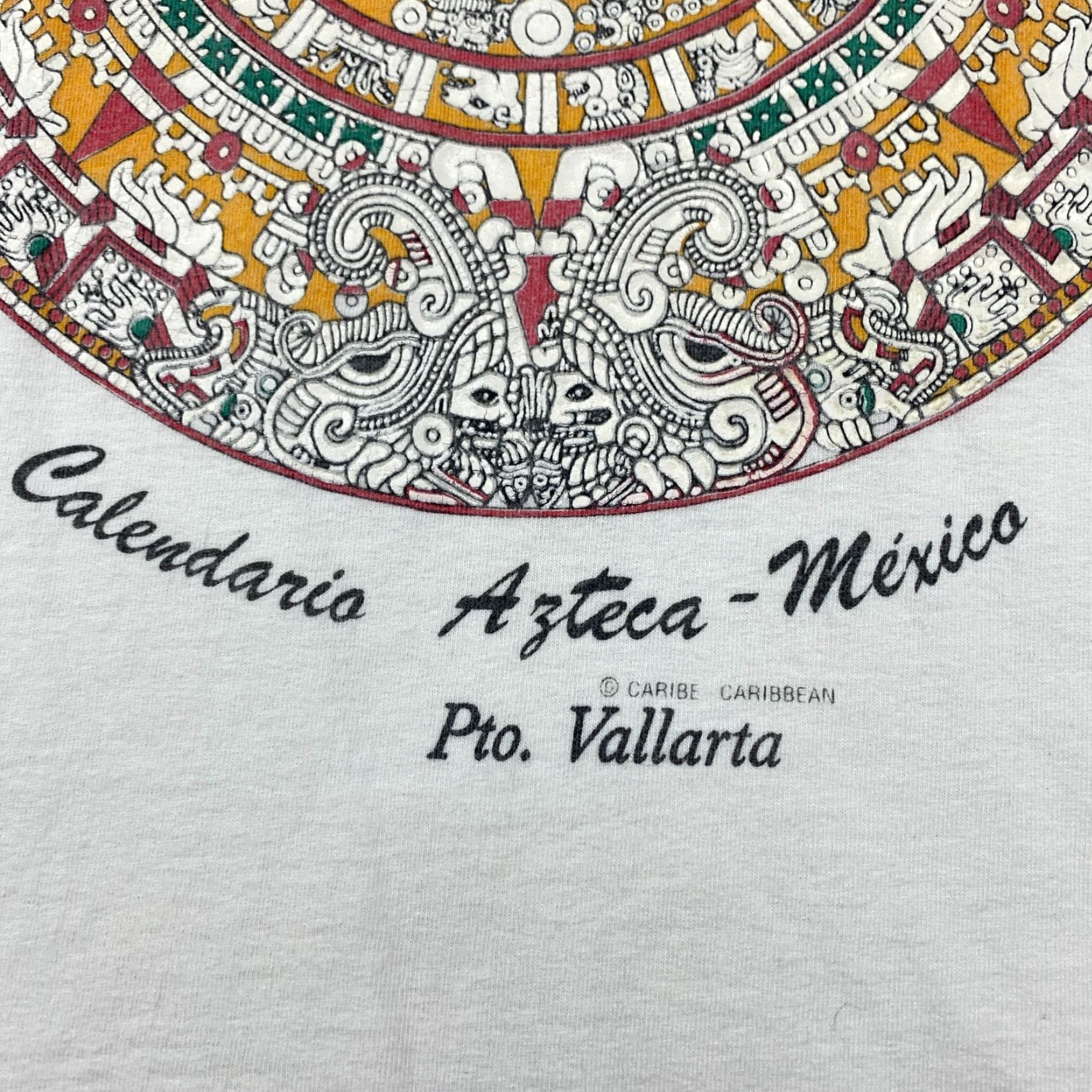 Vintage VINTAGE Caribe Caribbean Shirt Mens M White Logo Graphic Print Mexico Theme Size US M / EU 48-50 / 2 - 4 Thumbnail
