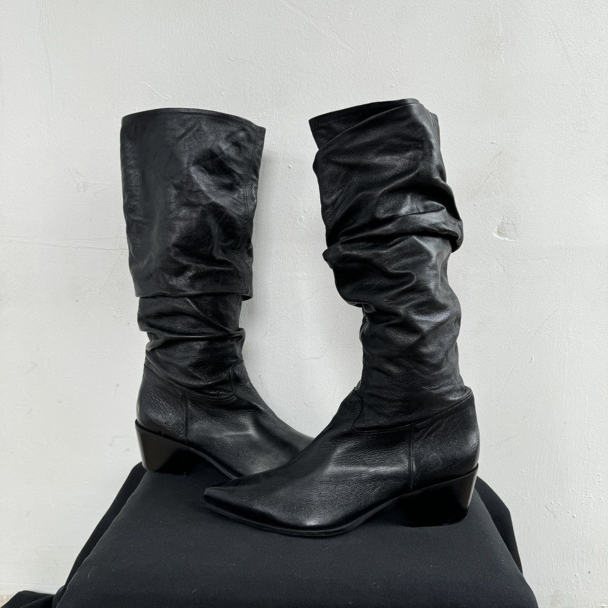 Other Paolifirenge Vero Gomma Italian Leather Cowboy Boots Size US 11 / IT 41 - 2 Thumbnail