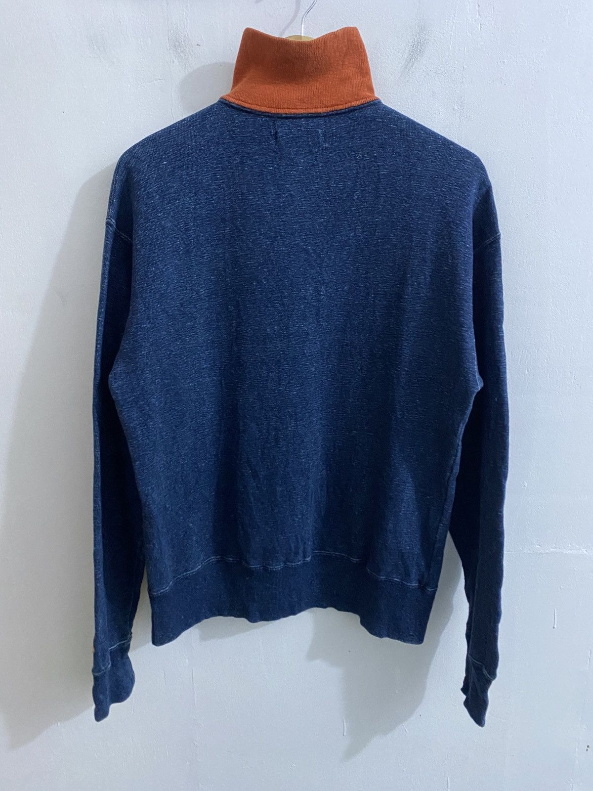 45rpm Joubu De Nagamochi 45RPM Half Zip TwoTone Sweater Size US L / EU 52-54 / 3 - 7 Thumbnail