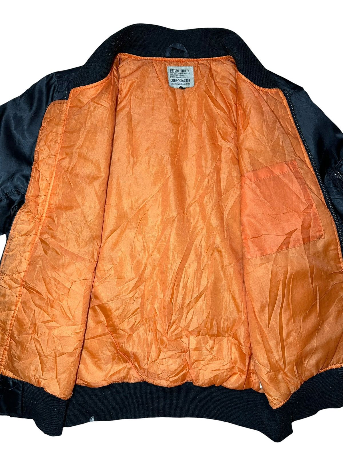 Vintage Future Bullet Bomber Jacket Military Collection Size US XL / EU 56 / 4 - 3 Thumbnail