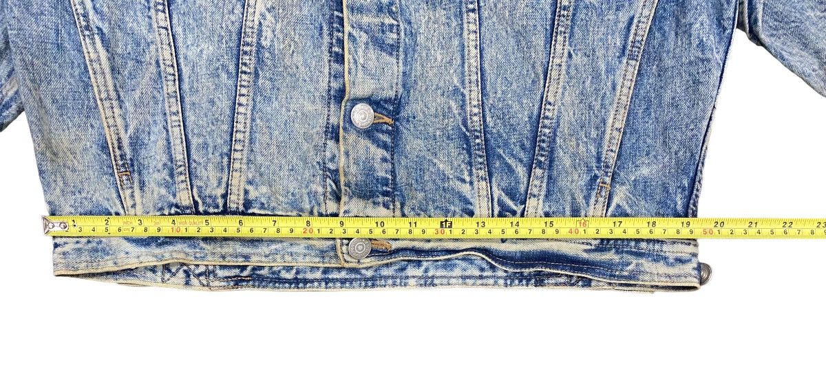 Edwin Vtg EDWIN Acid Wash Denim Jacket Button (L) Size US L / EU 52-54 / 3 - 19 Thumbnail