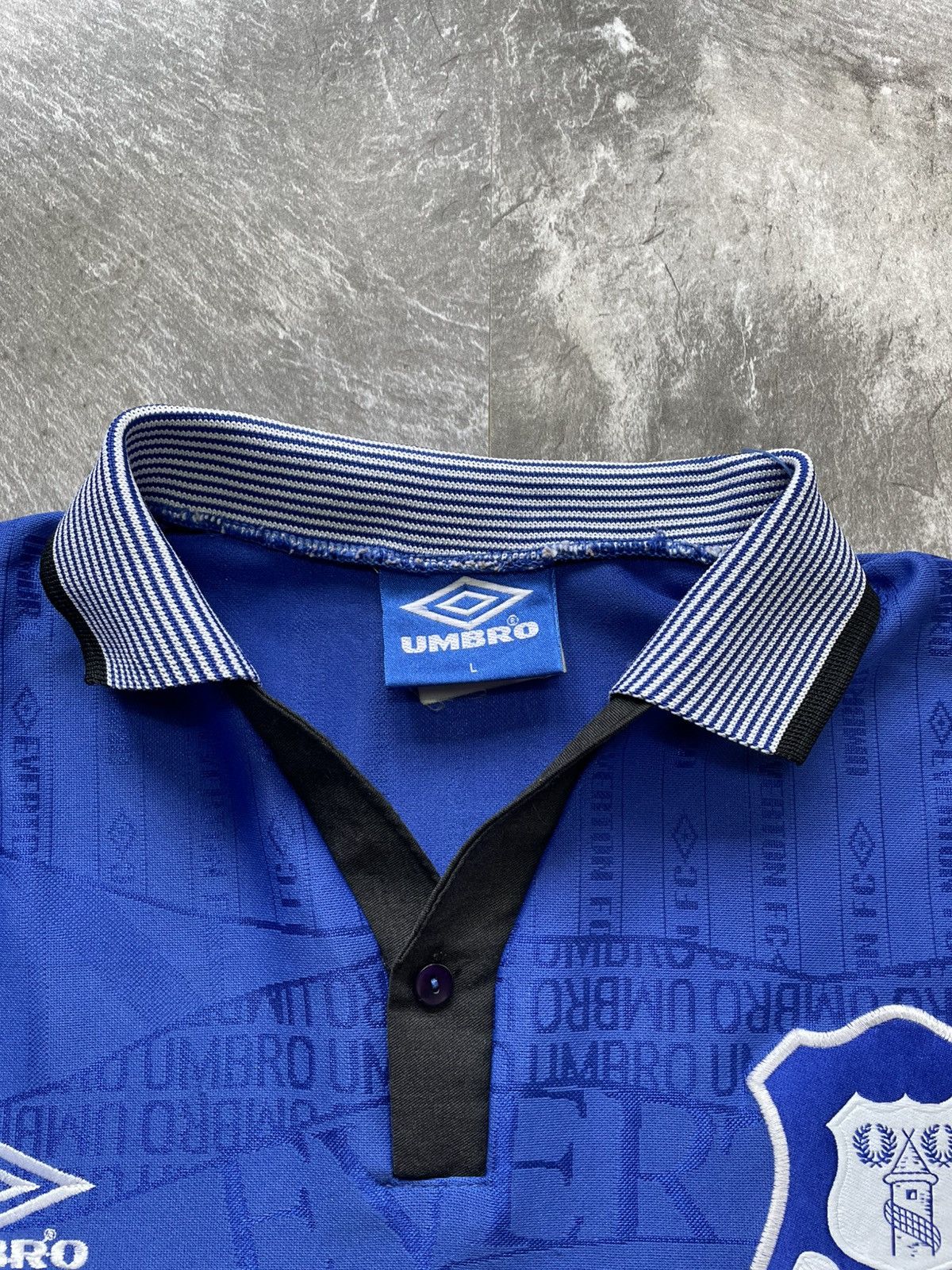Umbro Vintage Umbro Everton Home Jersey Football 1995 1996 1997 Size US L / EU 52-54 / 3 - 10 Thumbnail