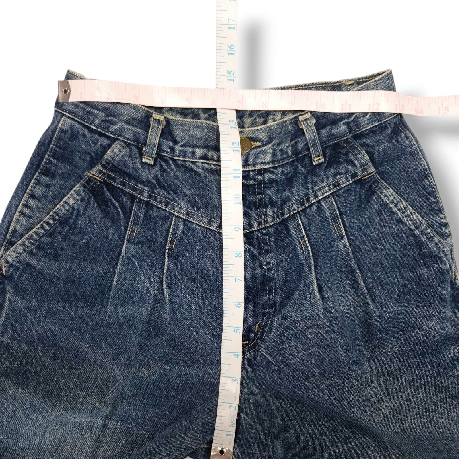 Other EUC VTG Chic 80s Mom Pleated Tapered Jeans Sz. 11/12x29 Size 26" / US 2 / IT 38 - 8 Thumbnail