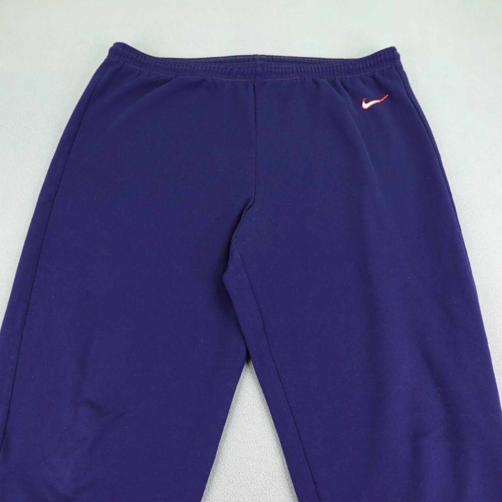 Nike VINTAGE Nike Pants Large Blue Track Sweats Ankle Zip Tapered 90s Mens Size US 39 - 2 Thumbnail