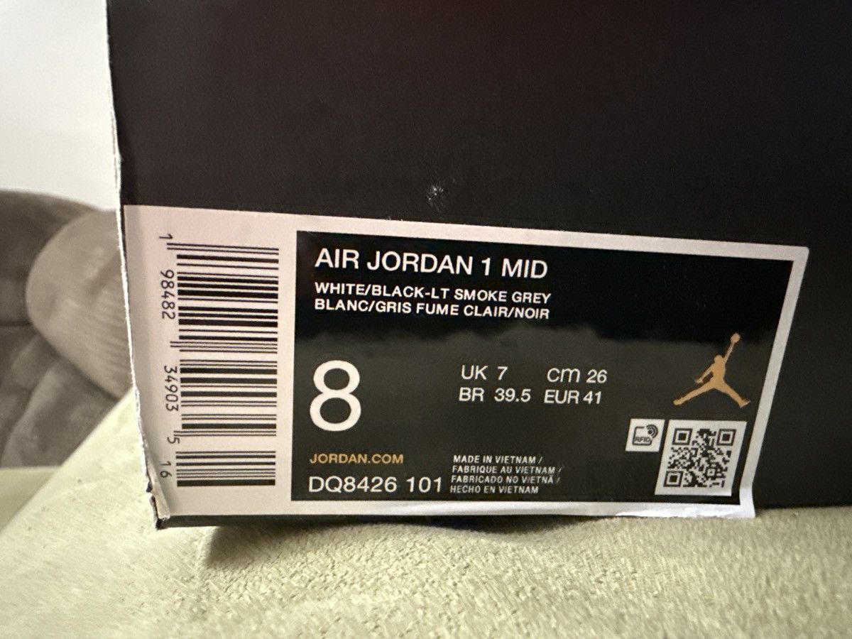 Jordan Brand Nike Air Jordan retro 1 “Baron” mid-top shoes, NEW w/box sz8 Size US 8 / EU 41 - 3 Thumbnail