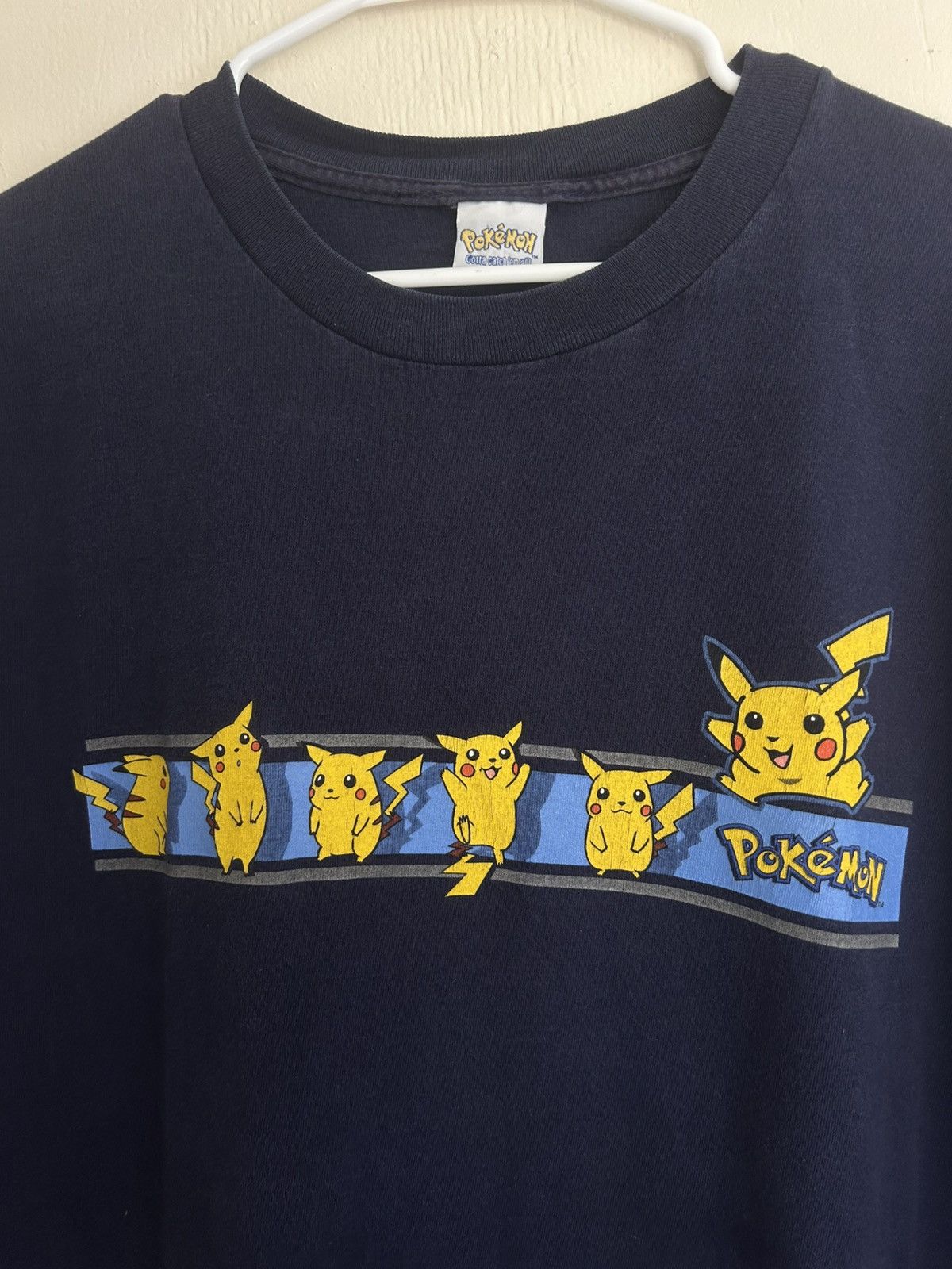 Pokemon Vintage 1999 Pokémon Pikachu Graphic Logo T-shirt Size US XL / EU 56 / 4 - 3 Thumbnail