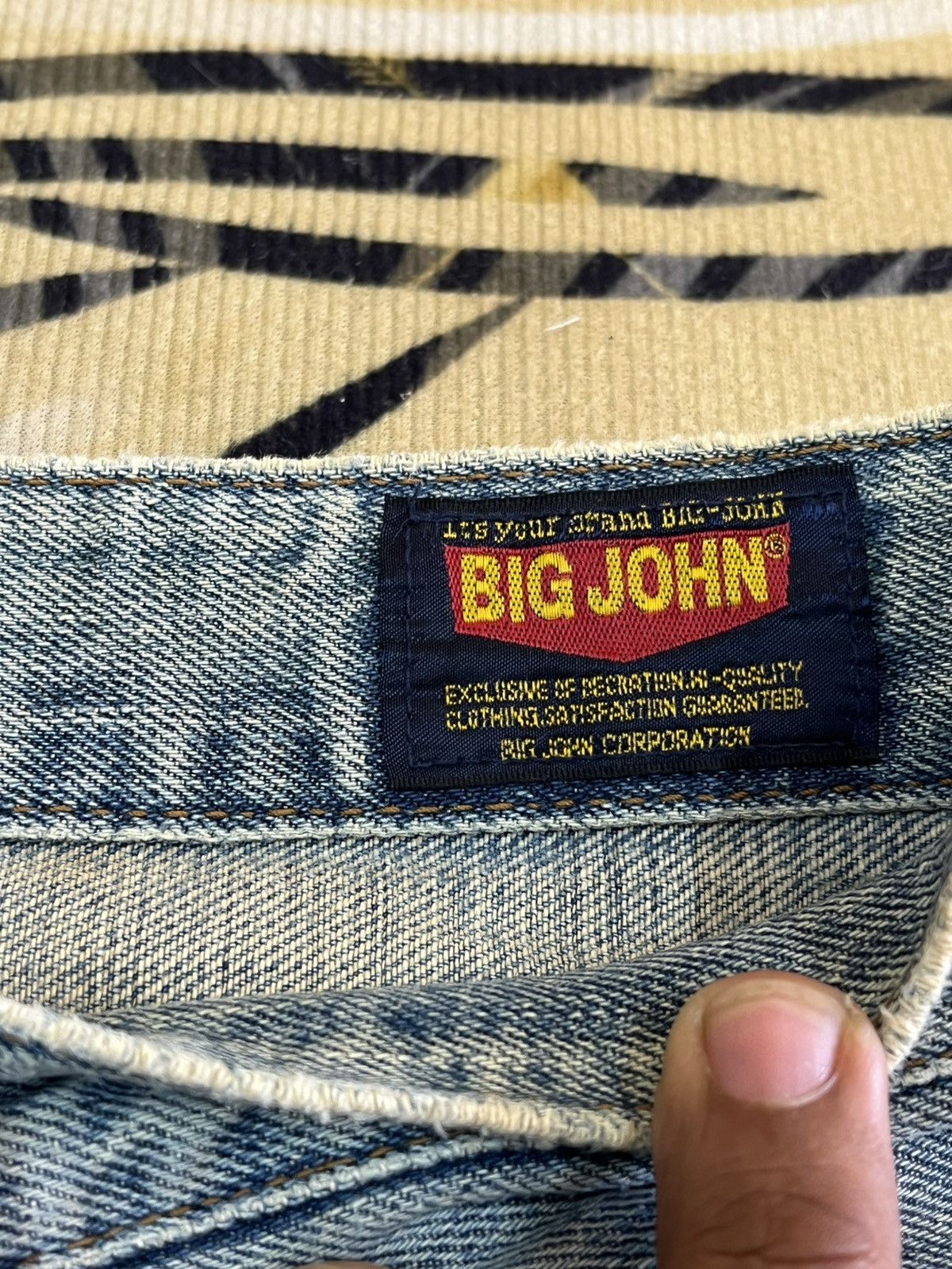 Big John × Vintage Vintage Big John Flare Distressed Denkm Size US 29 - 10 Thumbnail