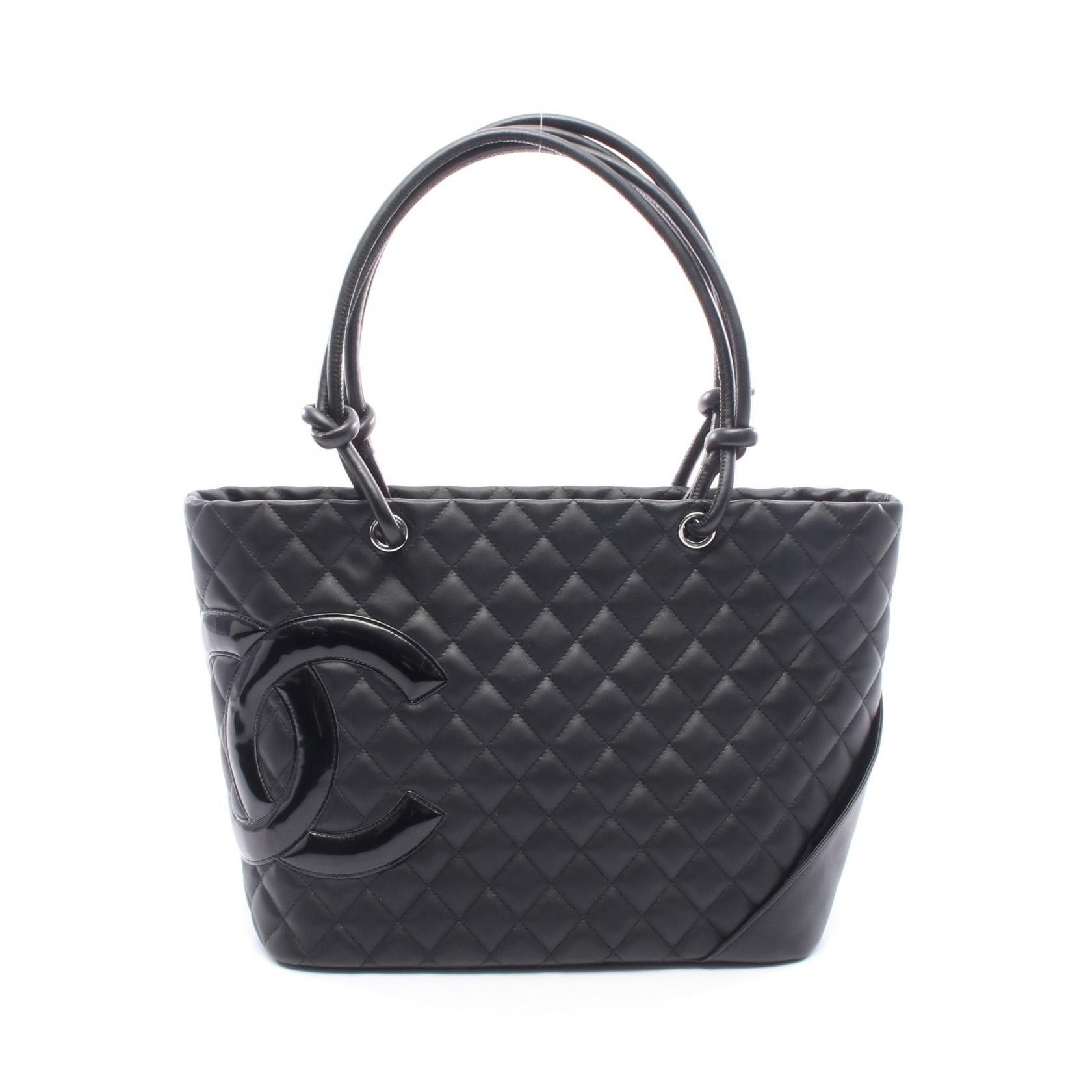 Chanel Chanel CHANEL Cambon Line Patent Leather Tote Bag Leather Tote Bag DUTY FREE for USA Size ONE SIZE - 1 Thumbnail