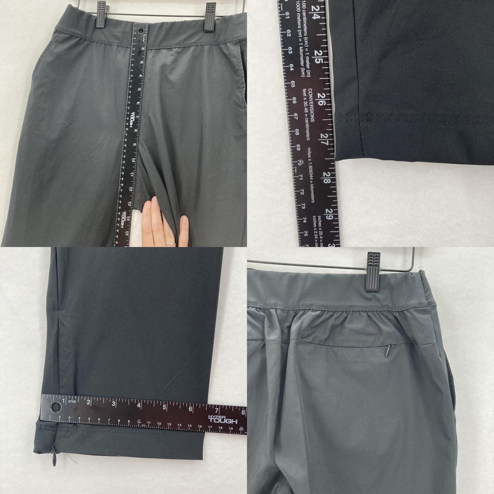 Tommy Bahama Tommy Bahama Golf Pants Womens Medium Black Performance Stretch Tapered Ankle Size 32" / US 10 / IT 46 - 8 Thumbnail