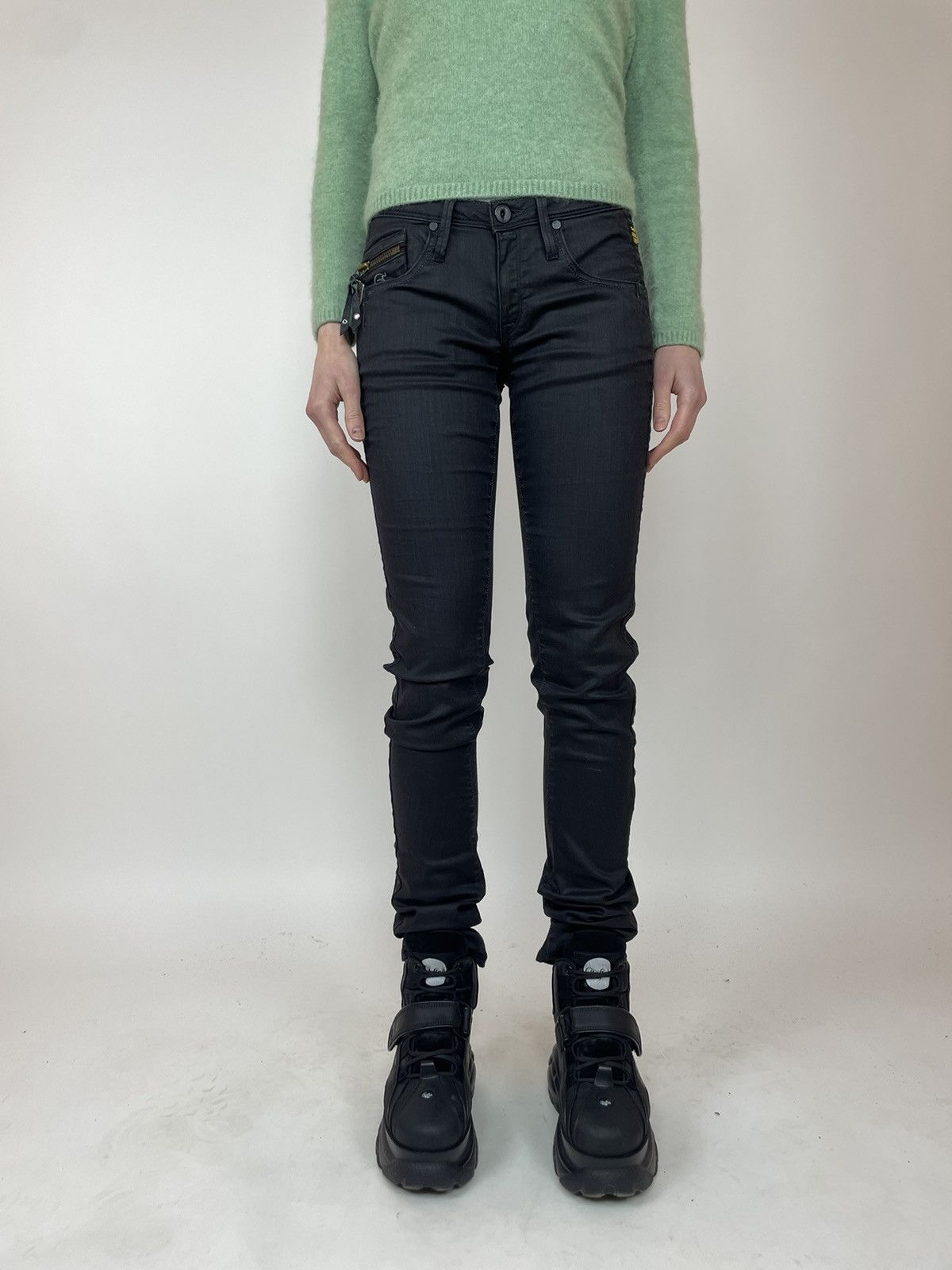 Other G-star RAW OCEAN Skinny WMN Womens biker jeans size W28 L34 Size 28" / US 6 / IT 42 - 2 Thumbnail