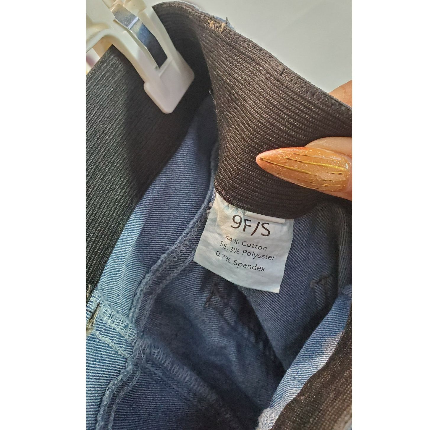 Other Blue Straight Leg Stretch Jeans 9F/S Size 9 Size 32" / US 10 / IT 46 - 4 Thumbnail