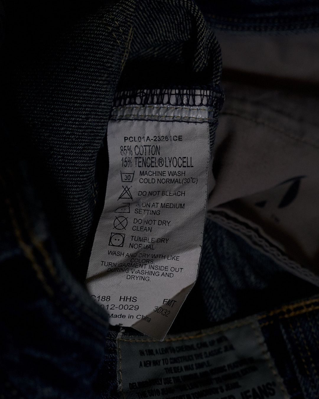 Levi's Vintage Clothing 2012 Levis Engineered Aged Blue Twisted Denim Pants Size US 31 - 12 Thumbnail