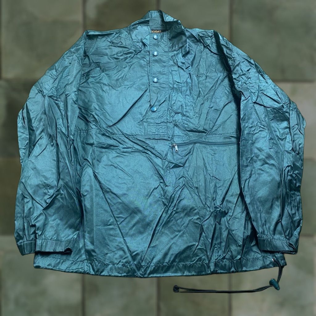 Eddie Bauer VINTAGE Eddie Bauer Windbreaker Jacket Mens M Green 90S Anorak Pullover Coat Jacket Windbreaker Green Eddie Bauer Mens M 90s Vintage Pullover Coat Size US M / EU 48-50 / 2 - 1 Thumbnail