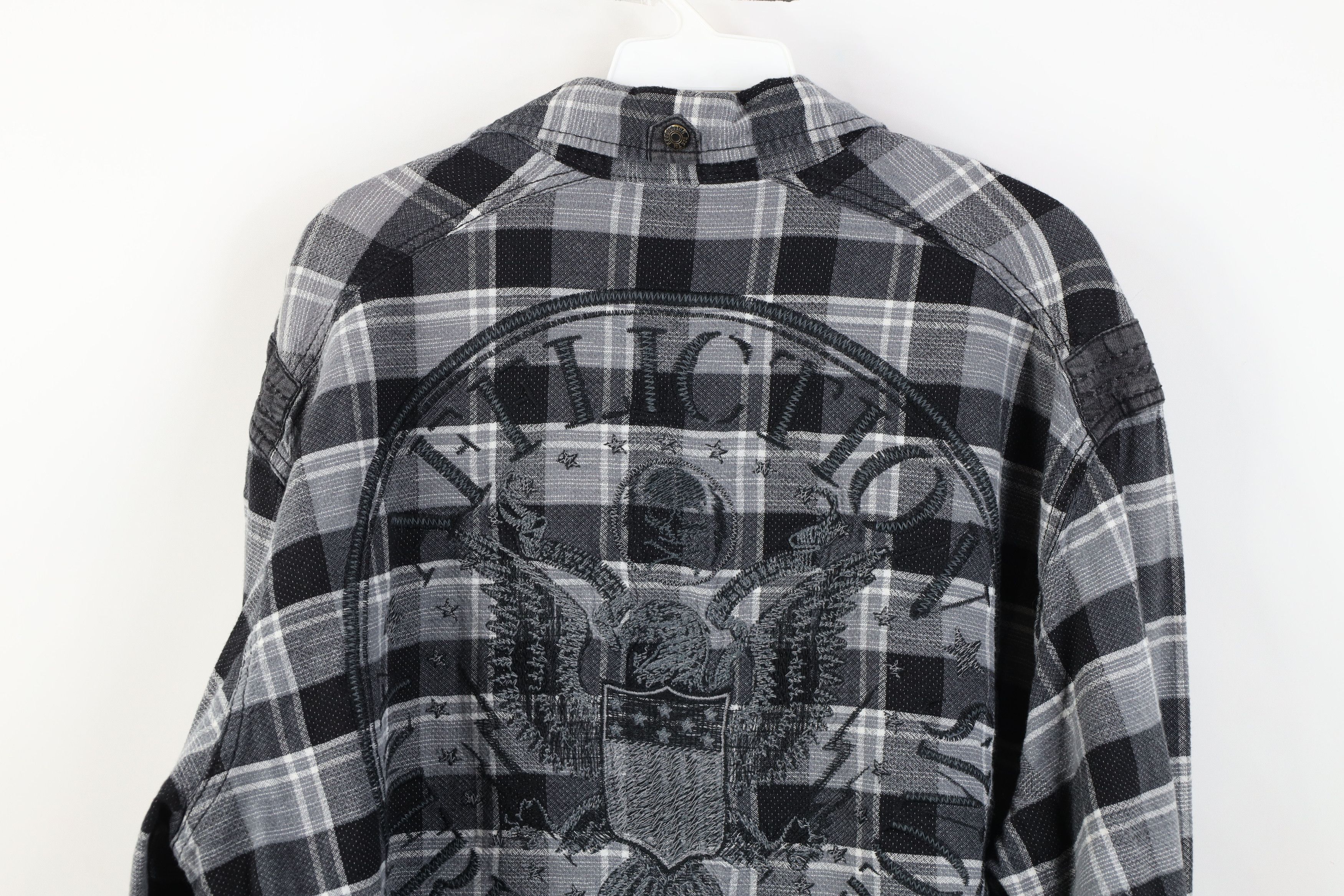 Affliction Affliction Limited Edition UFC MMA Flannel Button Shirt Size US XL / EU 56 / 4 - 14 Thumbnail