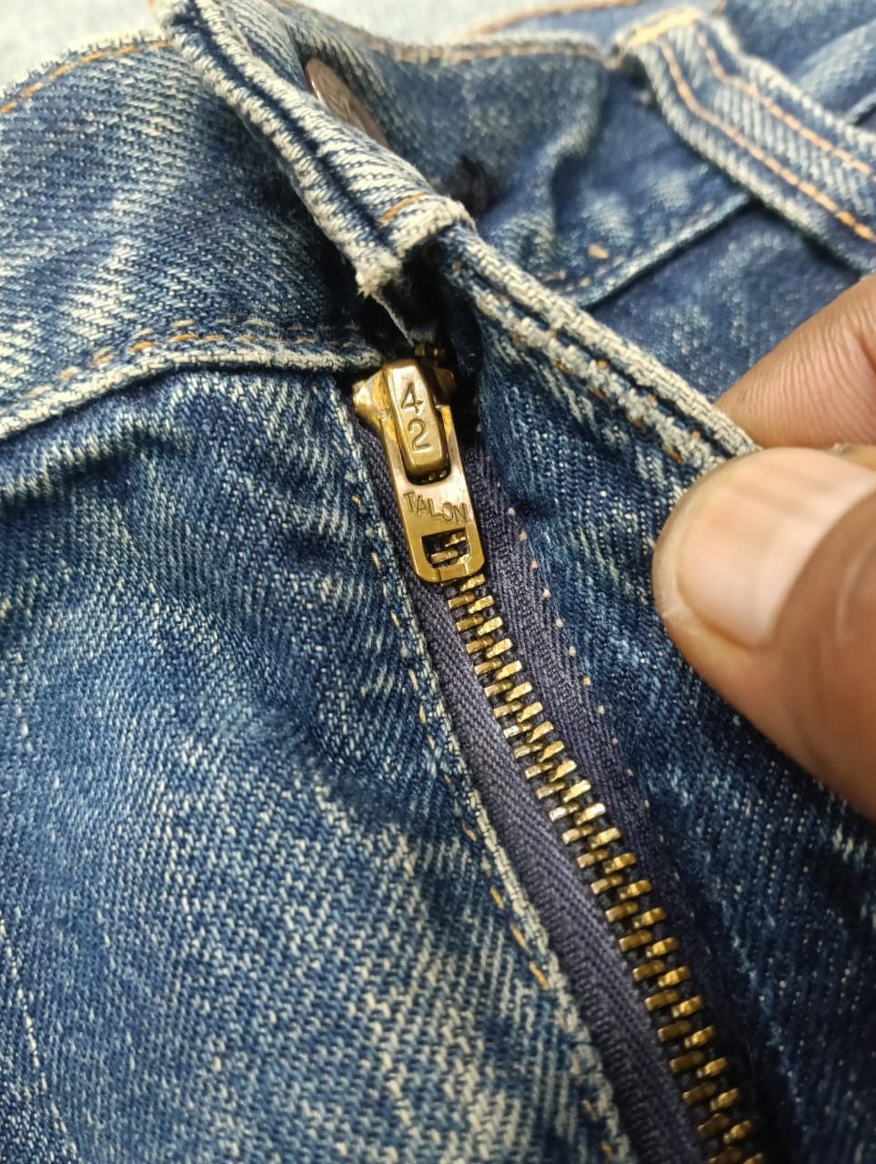 Levi's Vintage Clothing × Vintage Vintage Levis 50’s Made in Usa Jeans Size US 36 / EU 52 - 5 Thumbnail