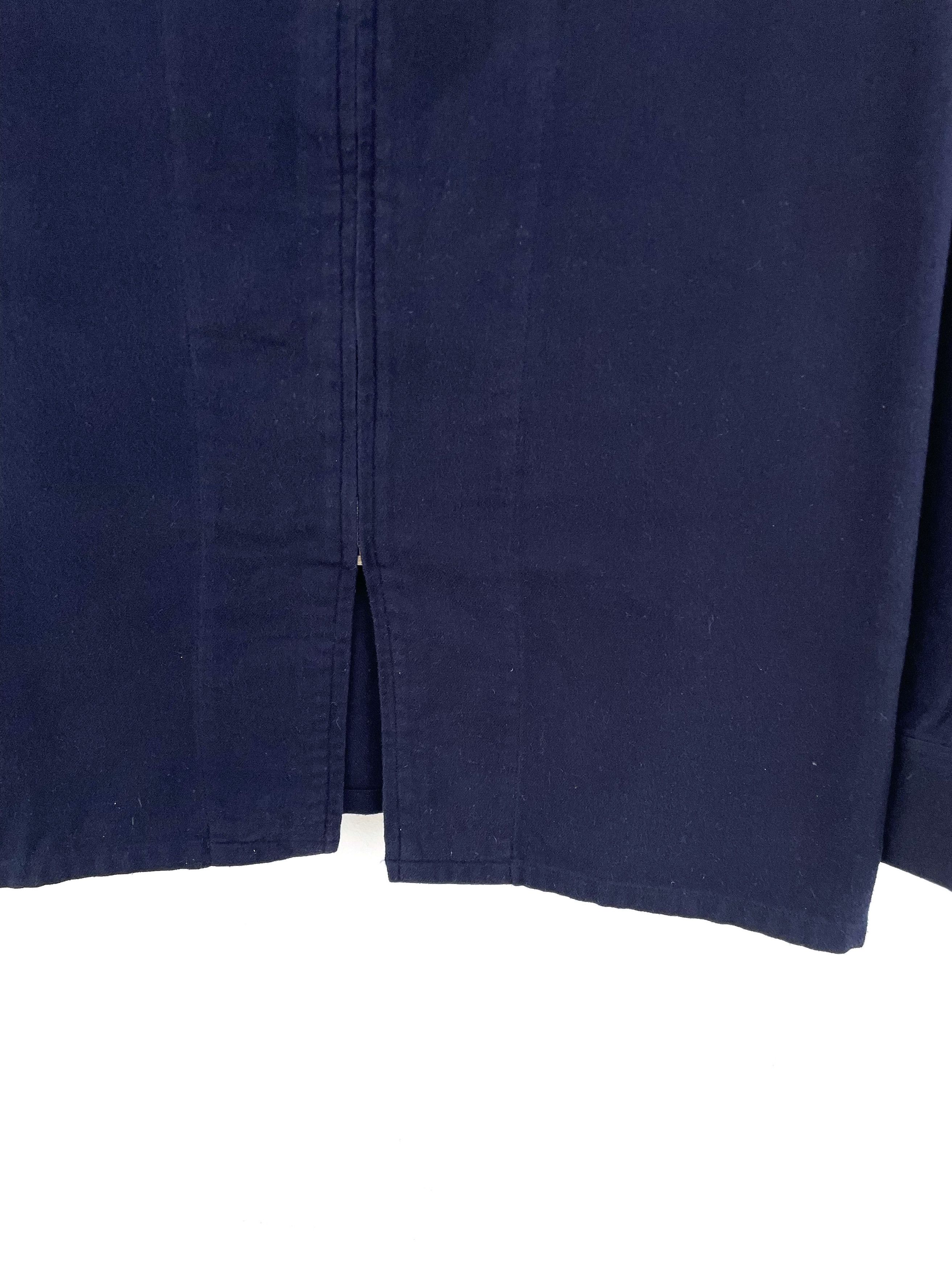 Yohji Yamamoto Brushed Cotton Cargo Zip Shirt Size US L / EU 52-54 / 3 - 7 Thumbnail