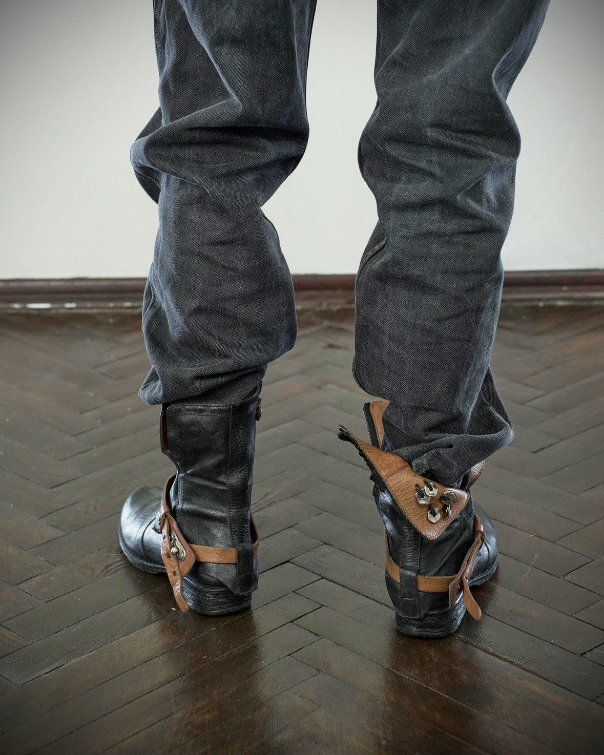 A.S.98 A.S.98 Style Avant Garde Archive Ankle Leather Boots Size US 8 / IT 38 - 5 Thumbnail