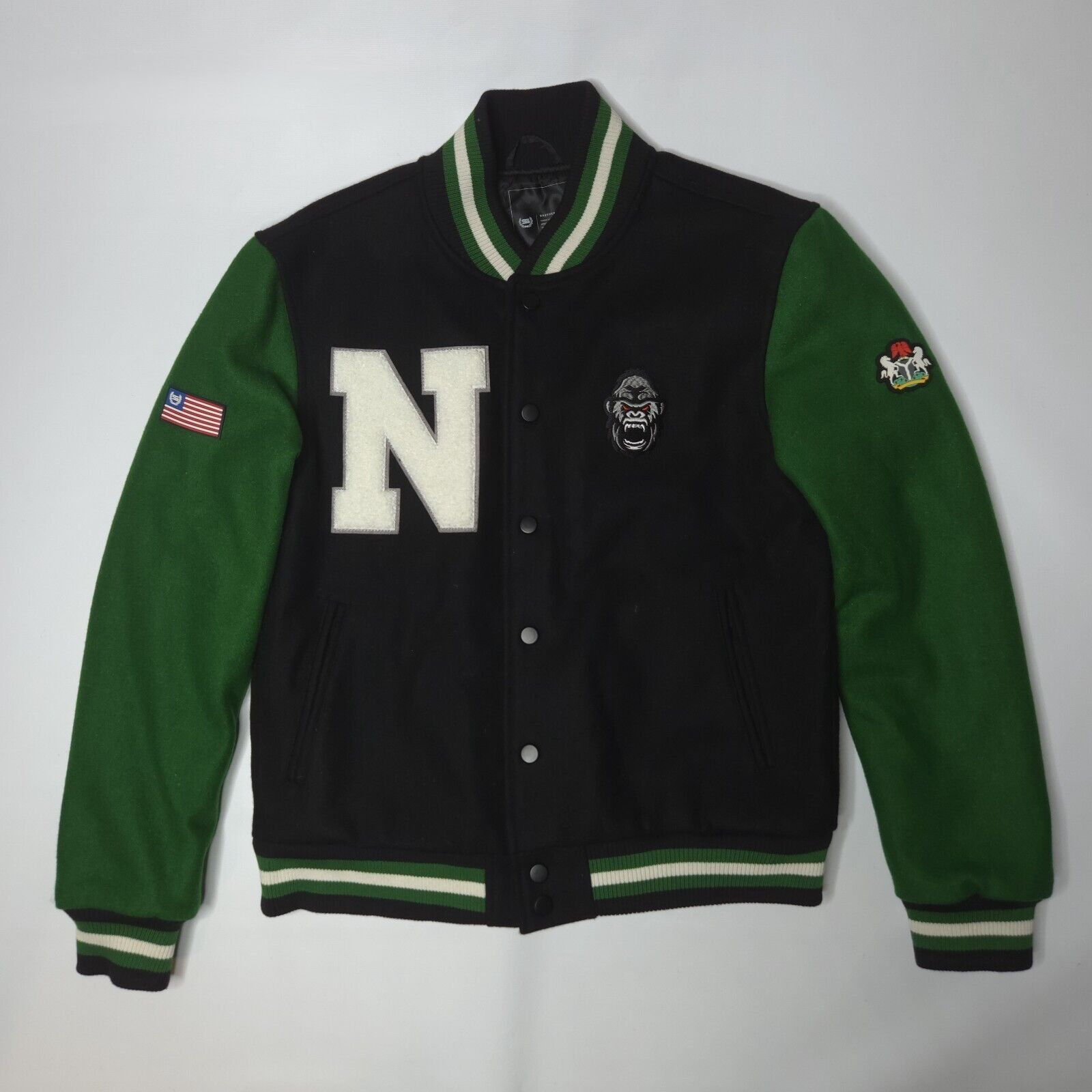 Other Kamaru Usman Nigerian Nightmare NGHTMR Varsity Bomber Jacket Size US XS / EU 42 / 0 - 2 Thumbnail
