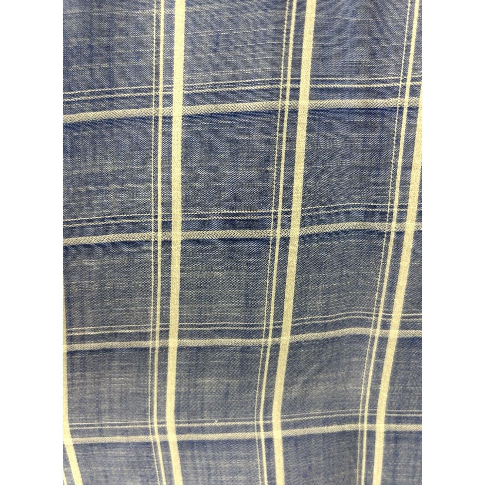 Loft LOFT Shift Dress Blue Windowpane Sleeveless Women XL Casual Summer Knee Length Check Pattern Size XL / US 12-14 / IT 48-50 - 6 Thumbnail