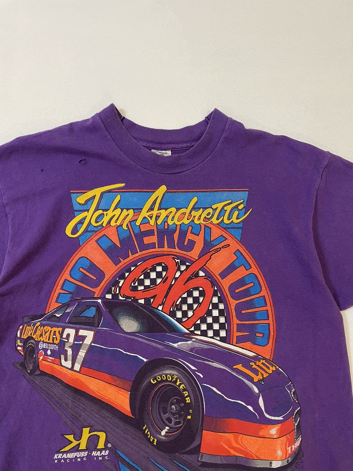 NASCAR × Vintage Vintage 1996 John Andretti Racing T-Shirt - L Size US L / EU 52-54 / 3 - 4 Thumbnail