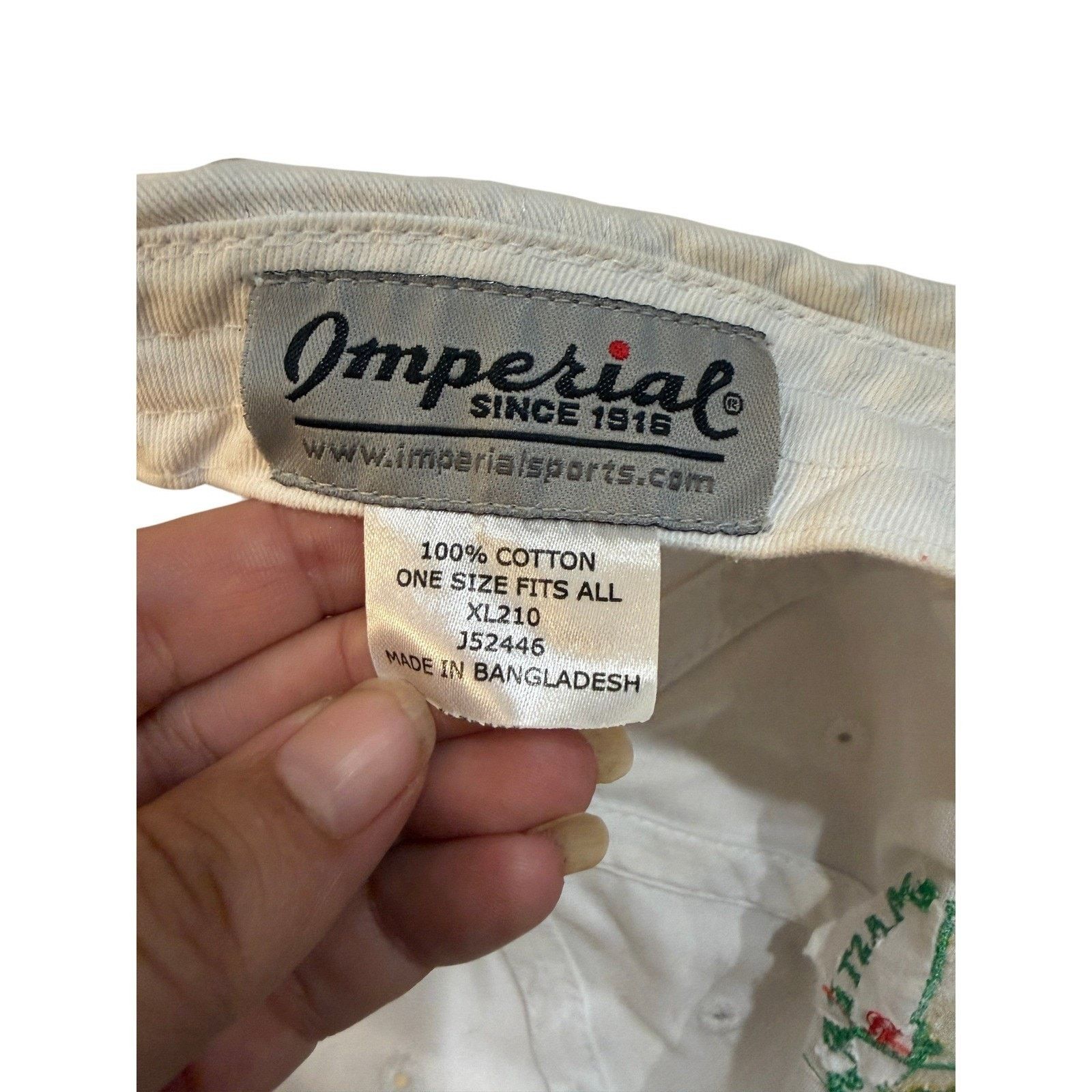 Imperial Vintage 90s Masters Augusta Golf Hat USA Map Strapback Size ONE SIZE - 4 Thumbnail