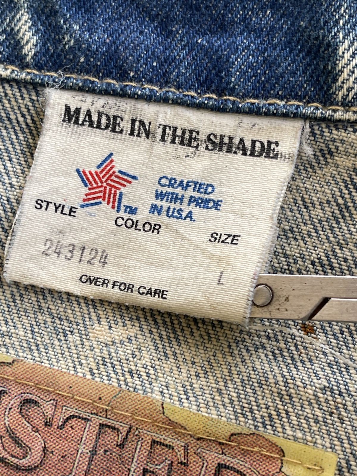 Vintage Vintage Dallas Cowboys Dusted Denim Acid Wash Jacket Size US L / EU 52-54 / 3 - 21 Thumbnail
