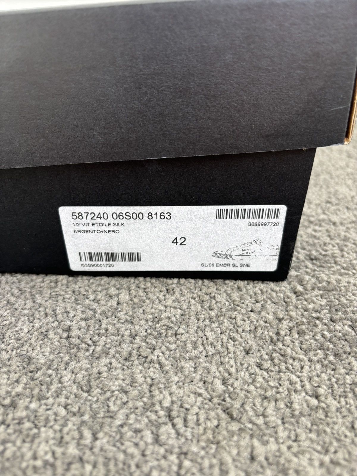 Saint Laurent Paris Saint Laurent Court Classic ‘Metallic Silver’ Size US 11 / IT 41 - 9 Thumbnail