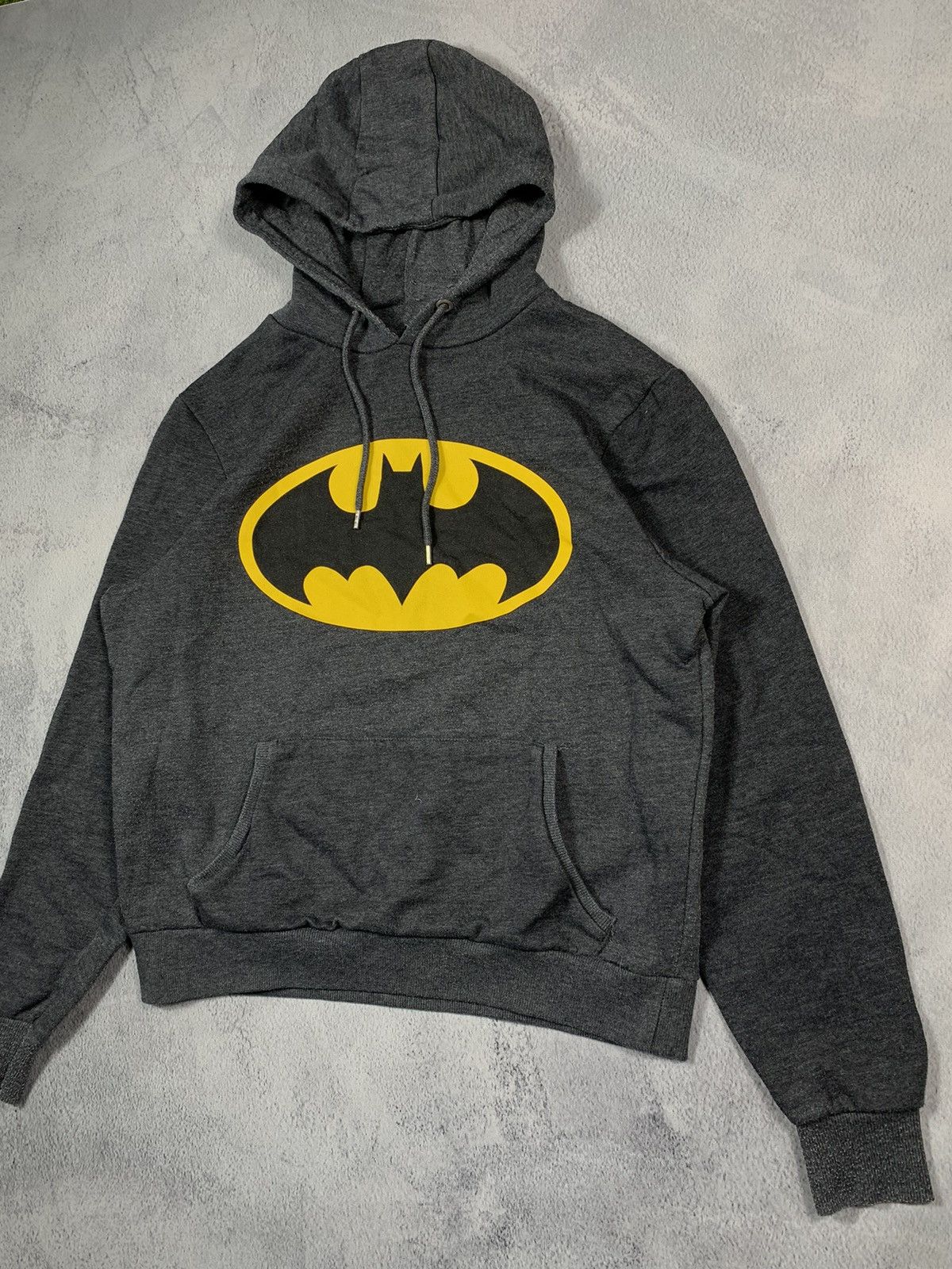 Japanese Brand × Vintage Vintage Y2K DC Comics Batman biglogo hoodie streetwear sizeM Size M / US 6-8 / IT 42-44 - 3 Thumbnail