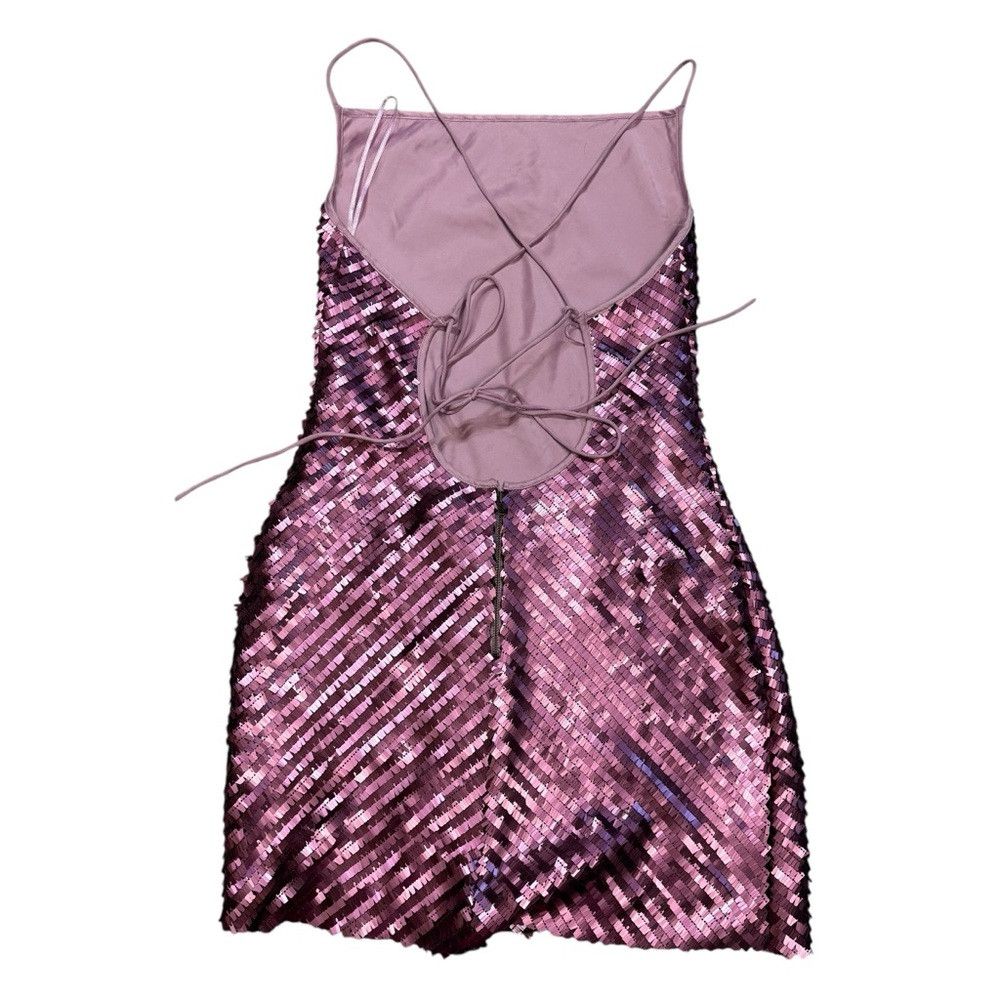 Other NWT New $289 SUBOO Zoe Cowl Neck Mini Magenta Dress Size XS Size XS / US 0-2 / IT 36-38 - 6 Thumbnail