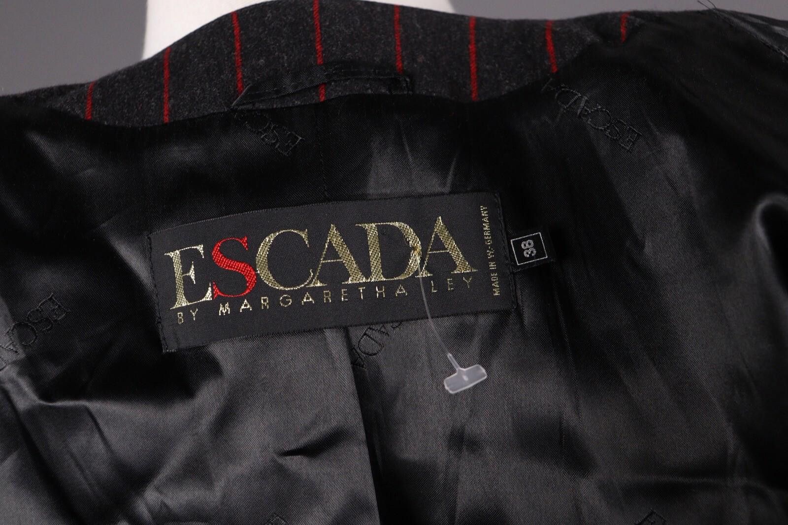 Escada Escada by Margaretha Ley Wool Stripe 2 Piece Black Size 38 Size M / US 6-8 / IT 42-44 - 11 Thumbnail