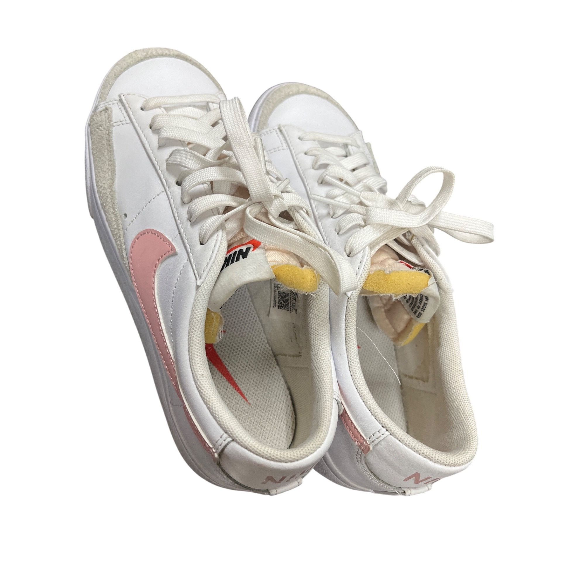 Nike Nike Blazer low wms white pink platform sneakers shoes sz 8 Size US 8 / IT 38 - 15 Thumbnail