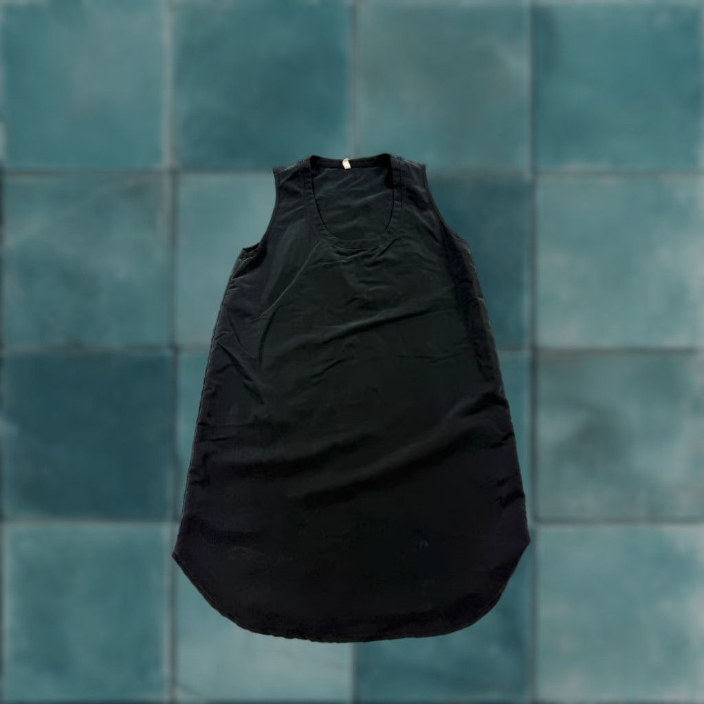 Vintage Lanston Dress Womens Small Black Tank Sleeveless Round Neck Pullover Modal Casual Short 2020s Outdoor Womens Lanston Size S / US 4 / IT 40 - 1 Thumbnail