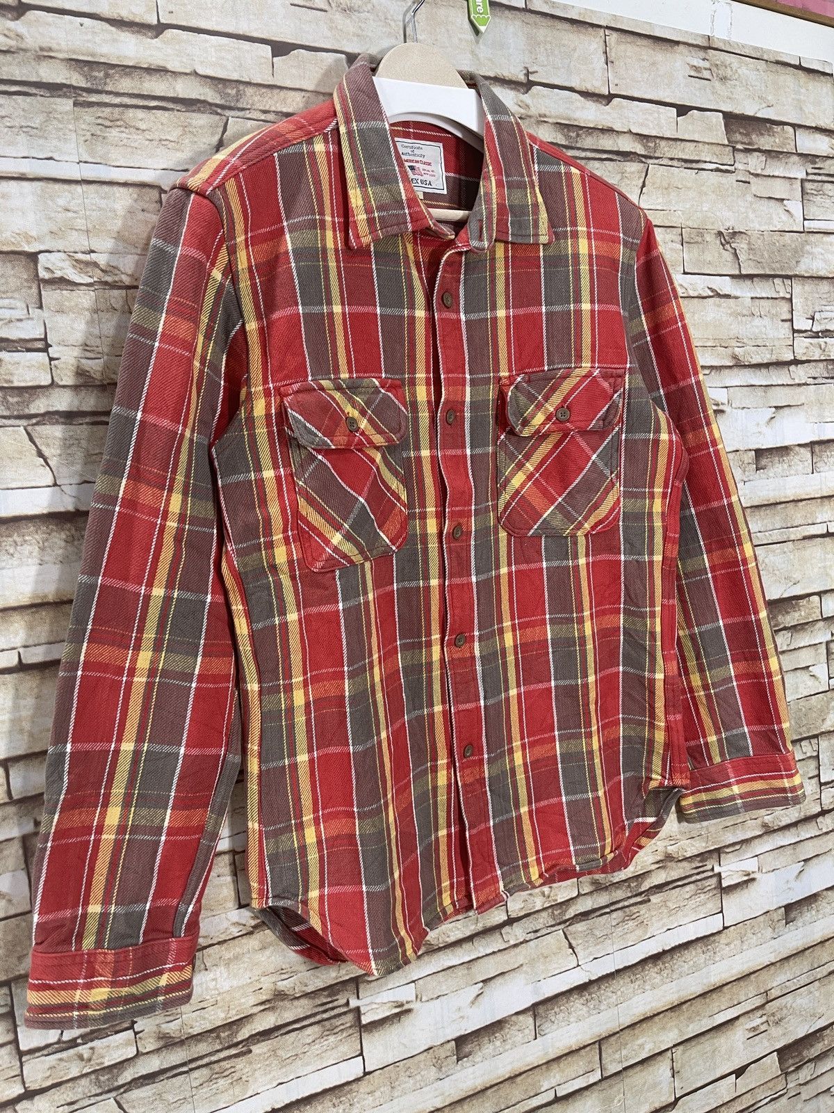 Avirex × Flannel Avirex USA Flannel Work Shirt Size L Size US L / EU 52-54 / 3 - 2 Thumbnail