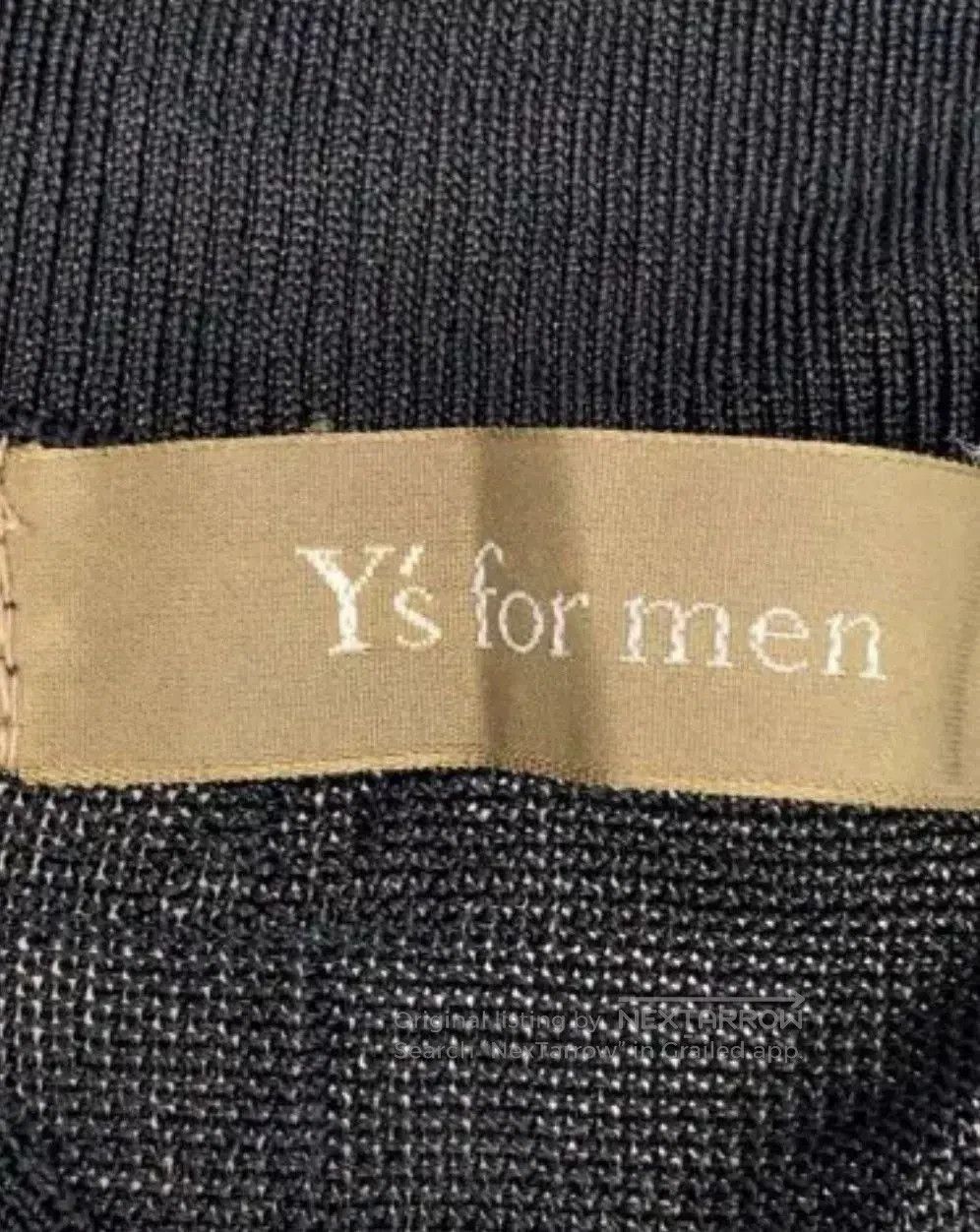 Yohji Yamamoto Y's for men black polo shirt. Size US M / EU 48-50 / 2 - 4 Thumbnail