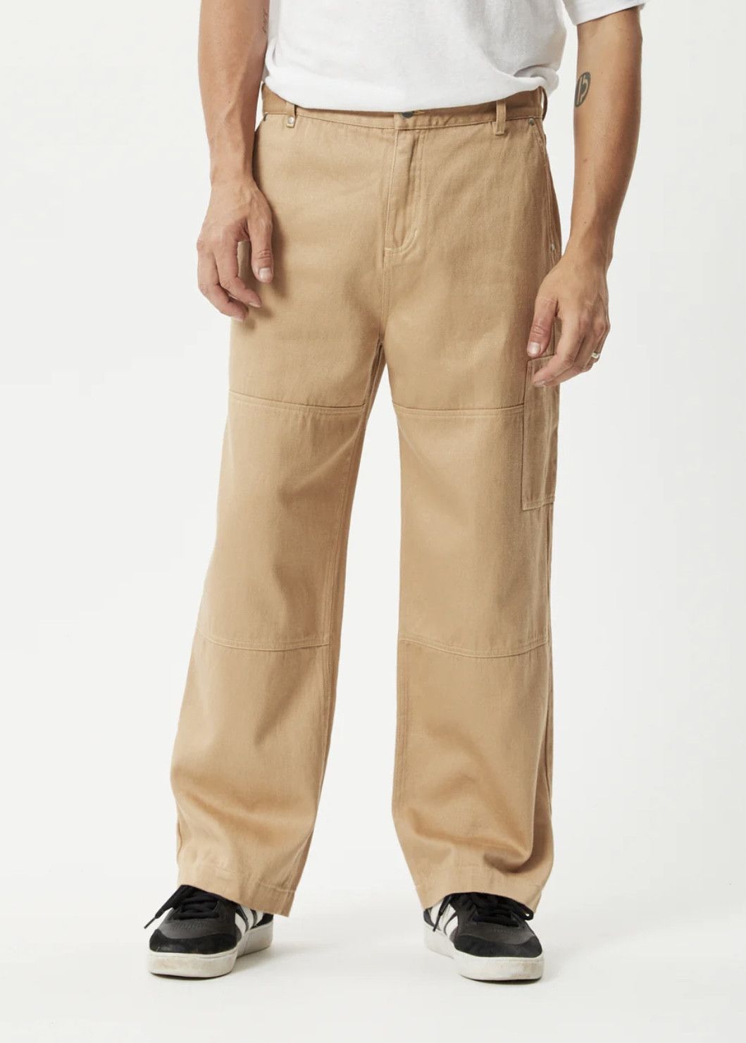 BNWT Afends Sleepy Hollow Richmond Hemp Baggy Workwear Pants